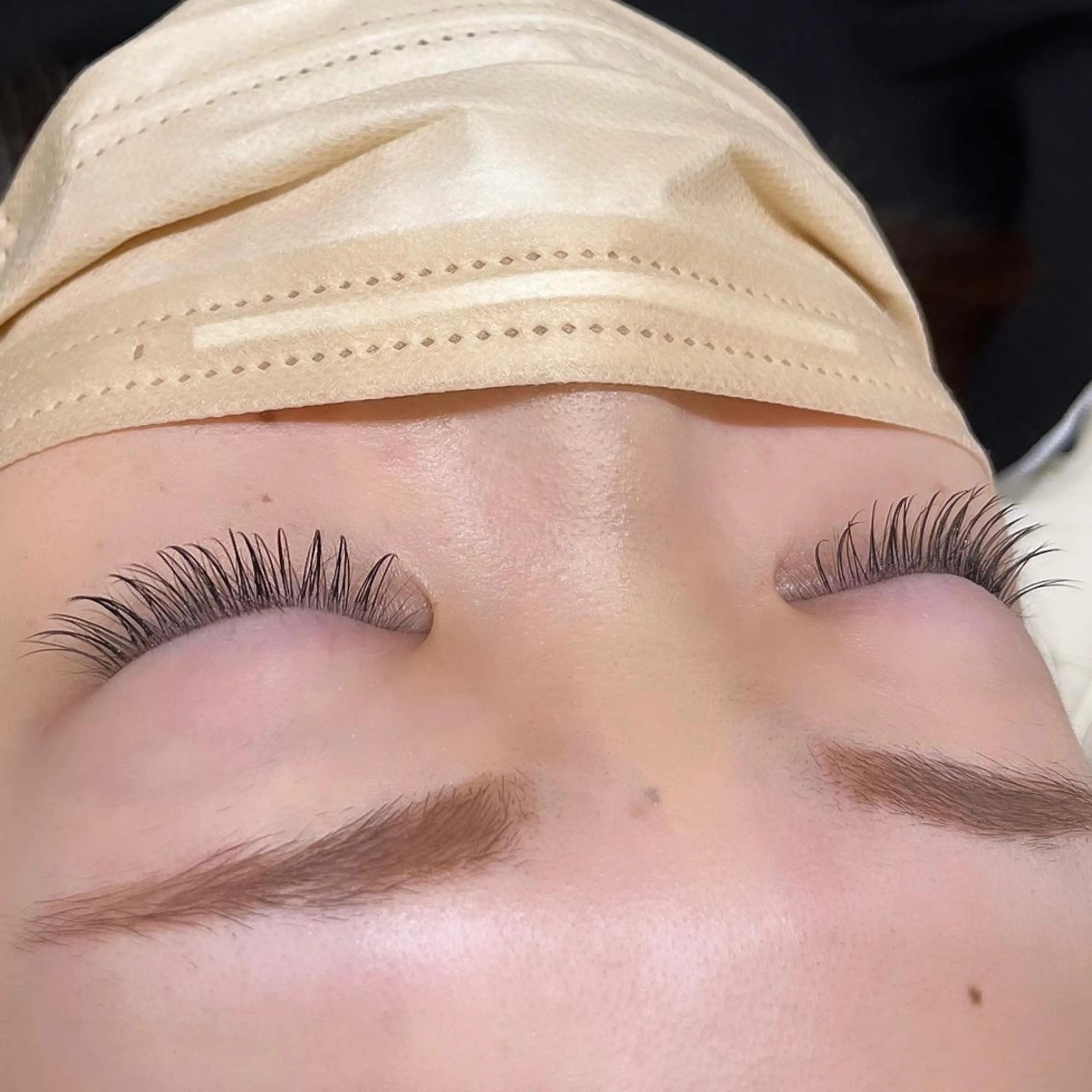 まつげエクステ120本 (オフなし）フラットラッシュorスーパーセーブル✨️の写真