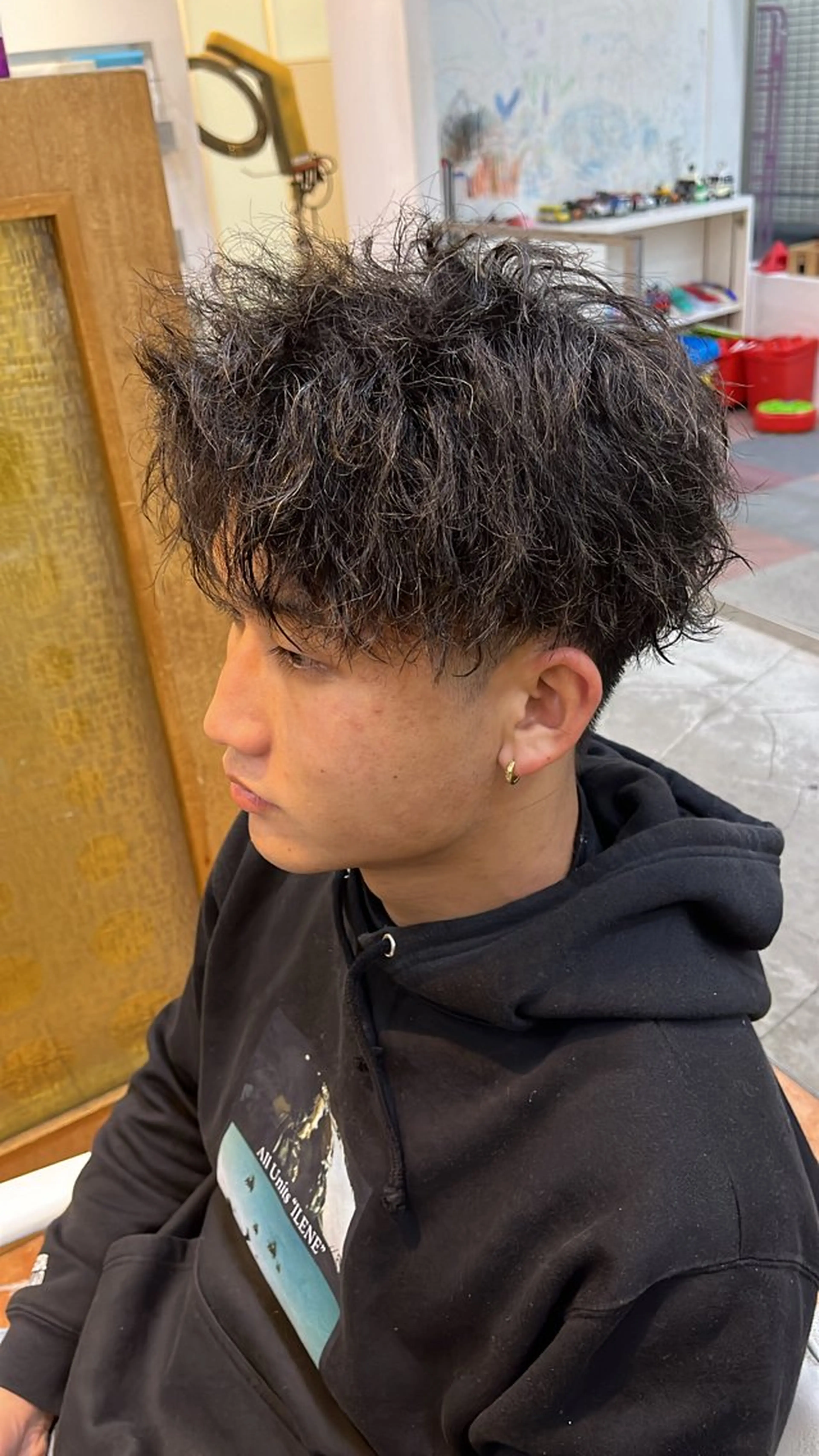 パーマ メンズ マッシュ メンズパーマ ツイストスパイラルパーマ 刈り上げ スパイラルパーマ カット パーマ トリートメント 垢抜けのあっきー/ 本厚木徒歩1分のヘアスタイル