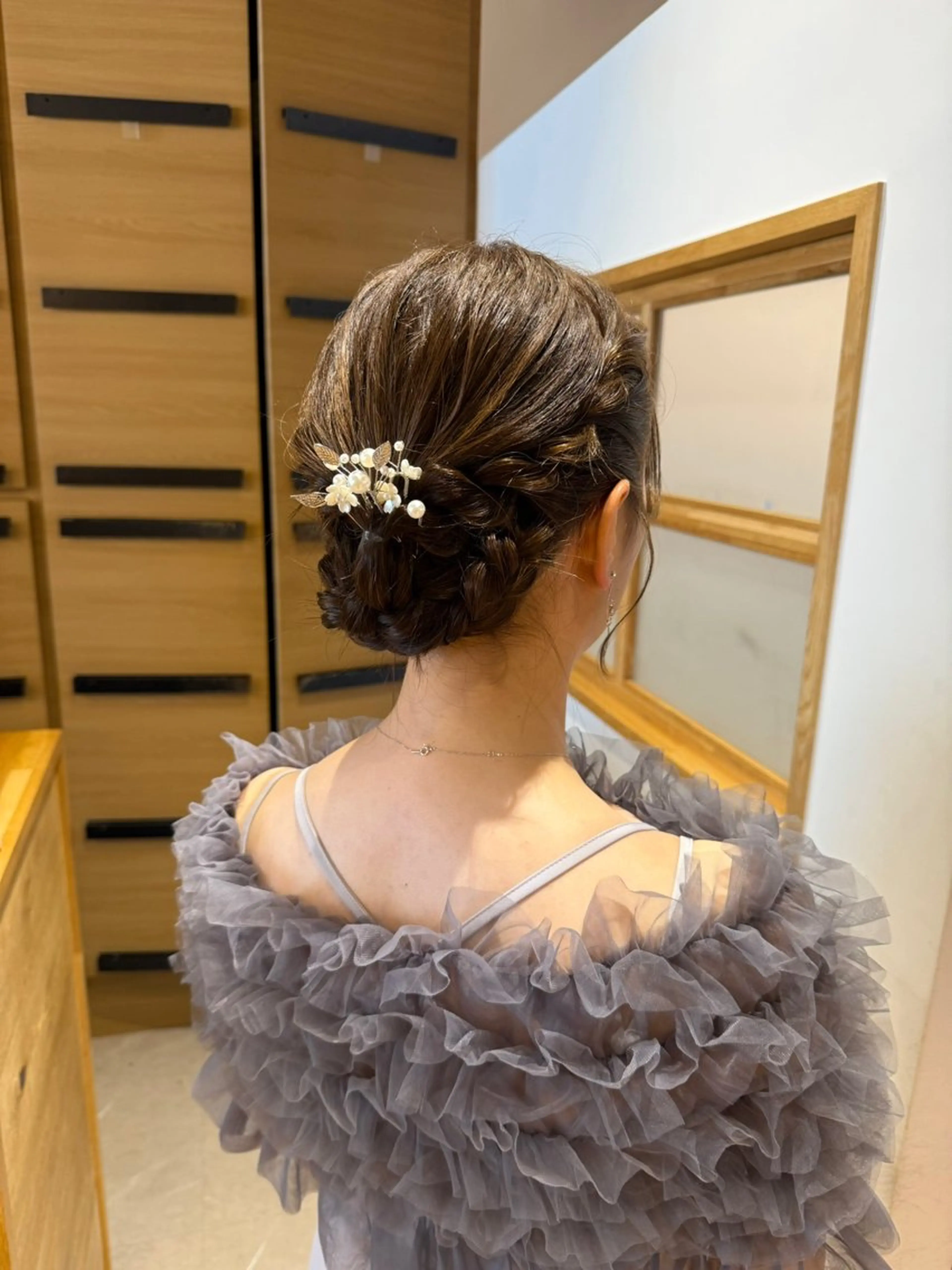 ミディアム ヘアアレンジ ヘアセット DEUCE hair /堀 日暖のヘアスタイル