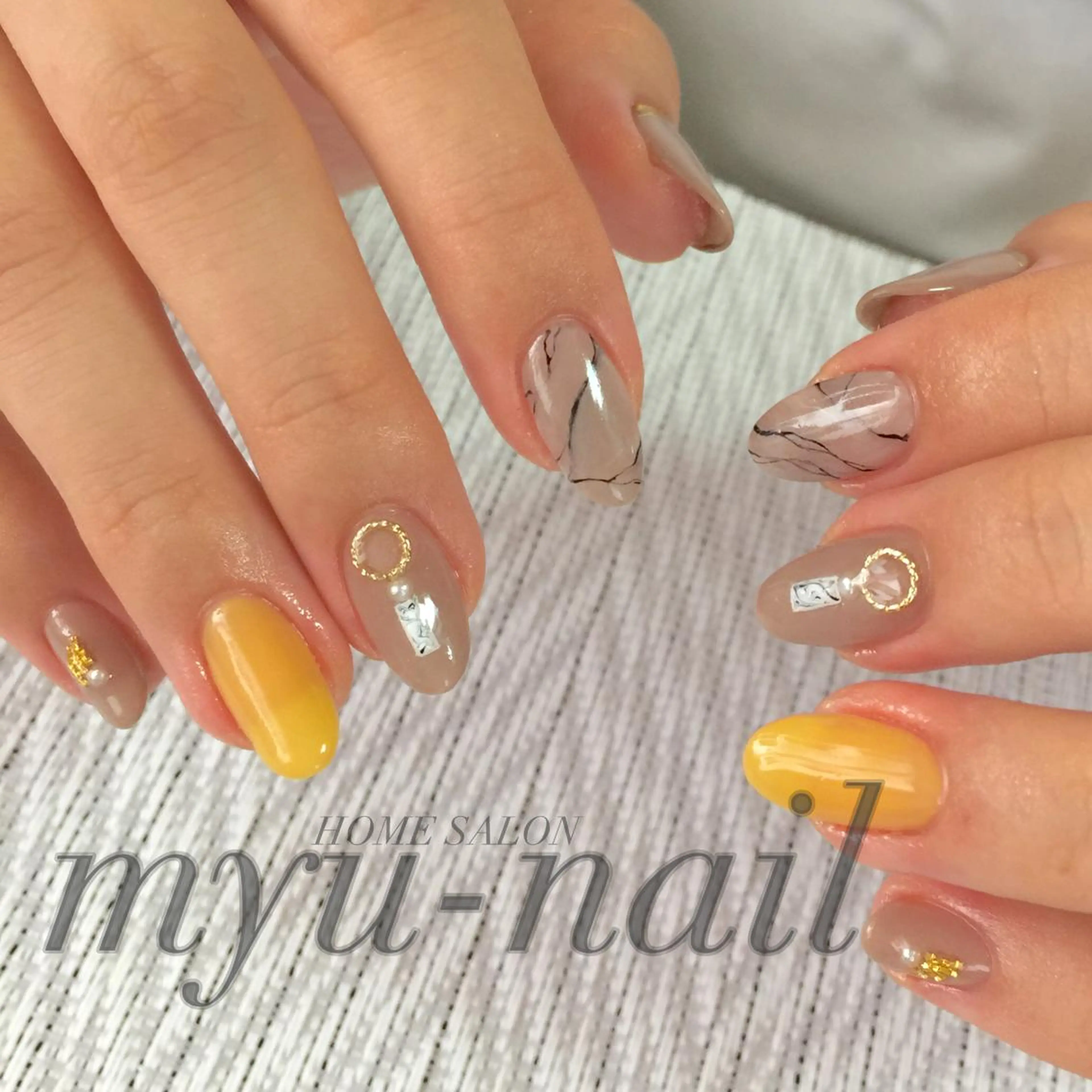 ネイル ハンドネイル ホームサロン myu-nailのネイルデザイン