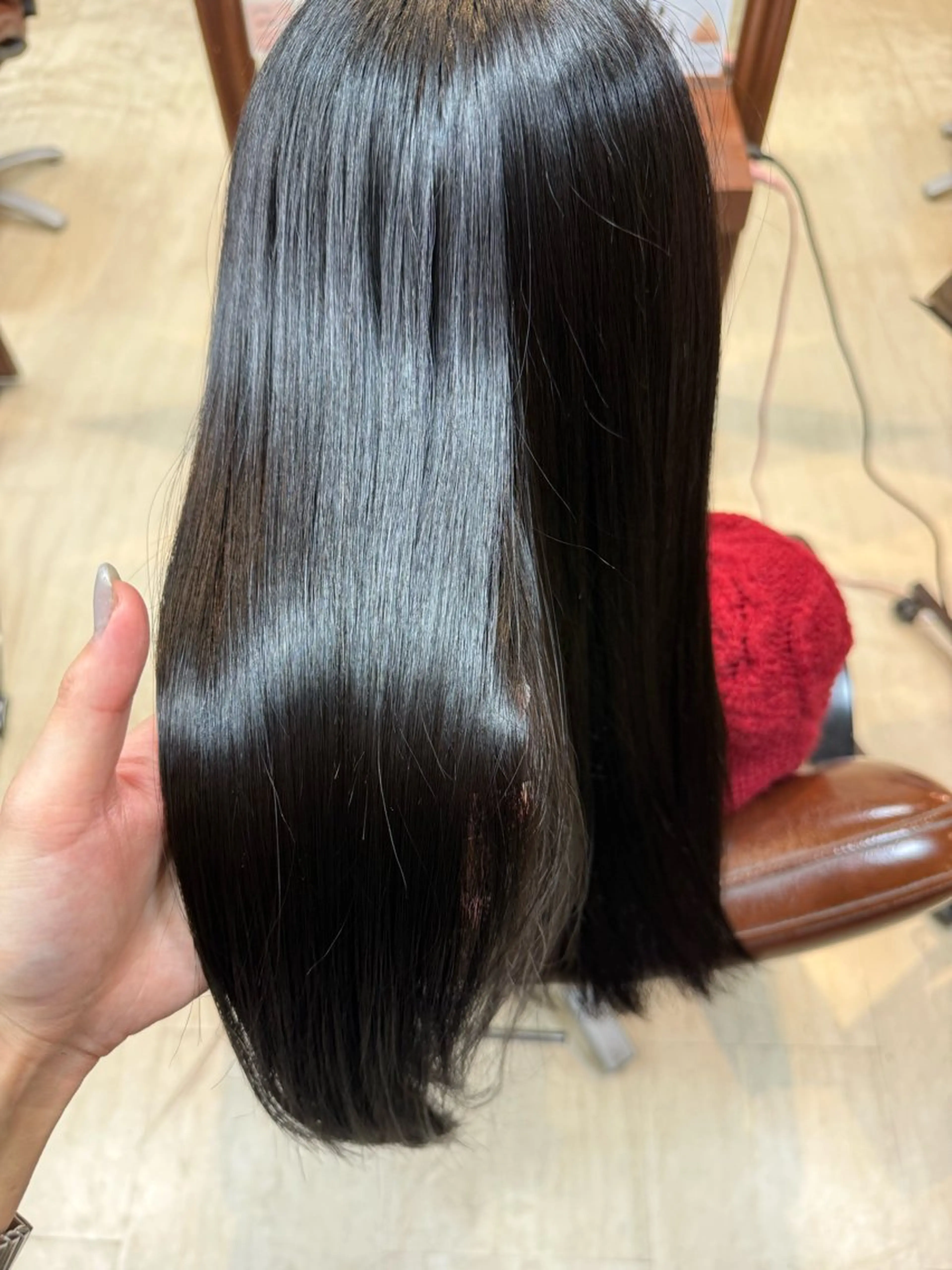 ロング カット 縮毛矯正 早﨑 映天のヘアスタイル