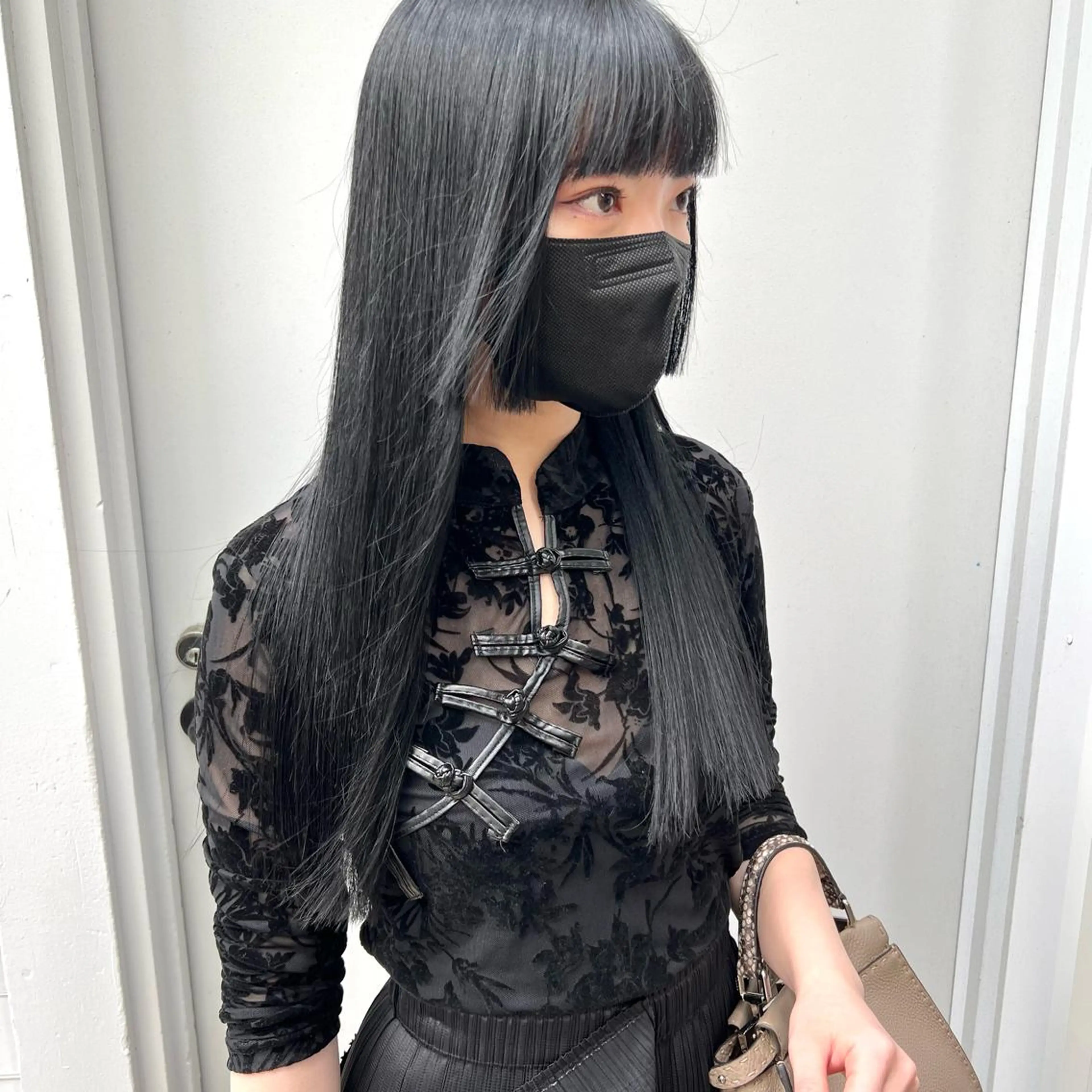 ロング 姫カット 縮毛矯正 卒業式お呼ばれ🕊️ ヘアセット✴︎ミキのヘアスタイル