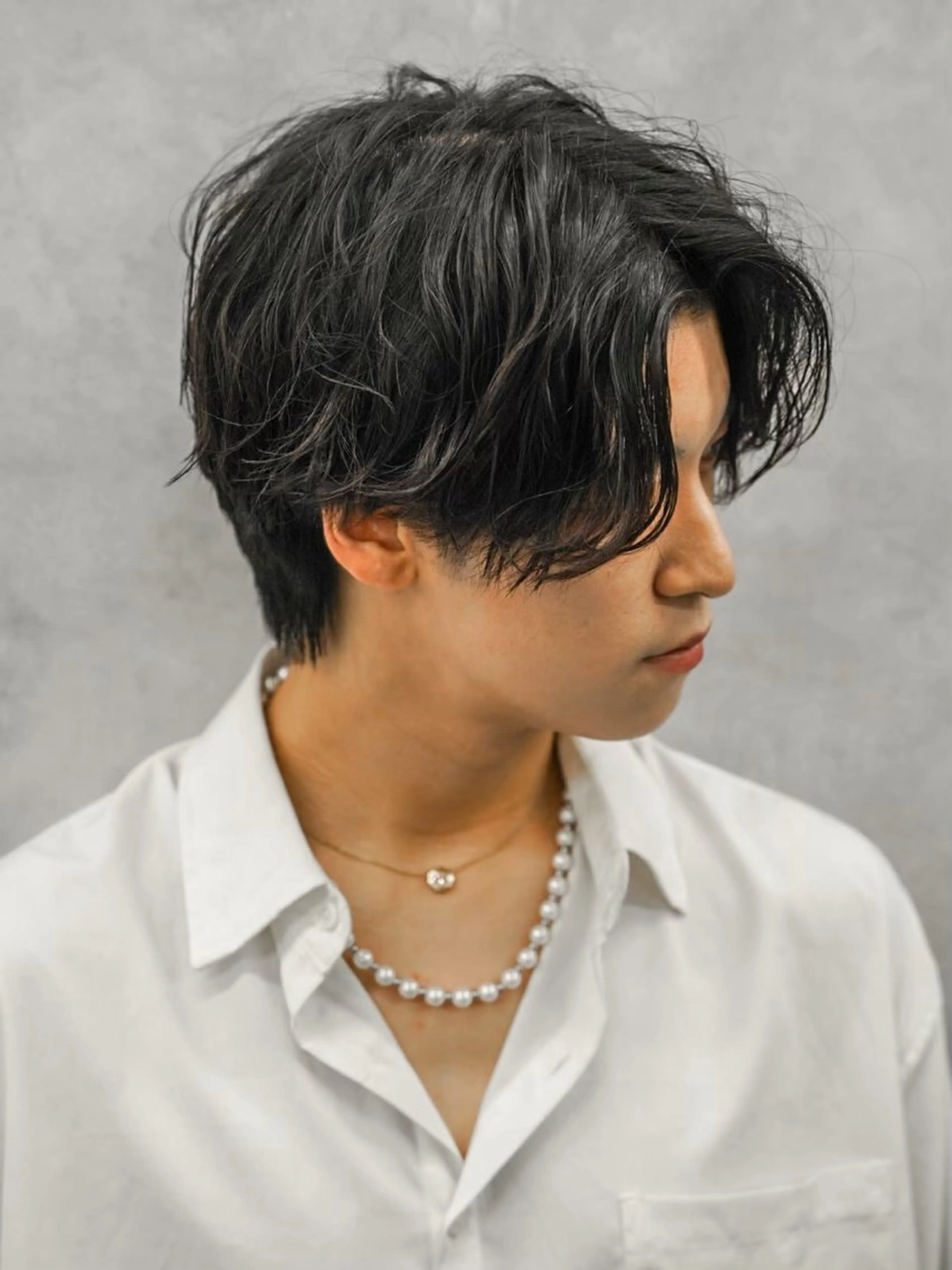 パーマ 経田 偉央のヘアスタイル