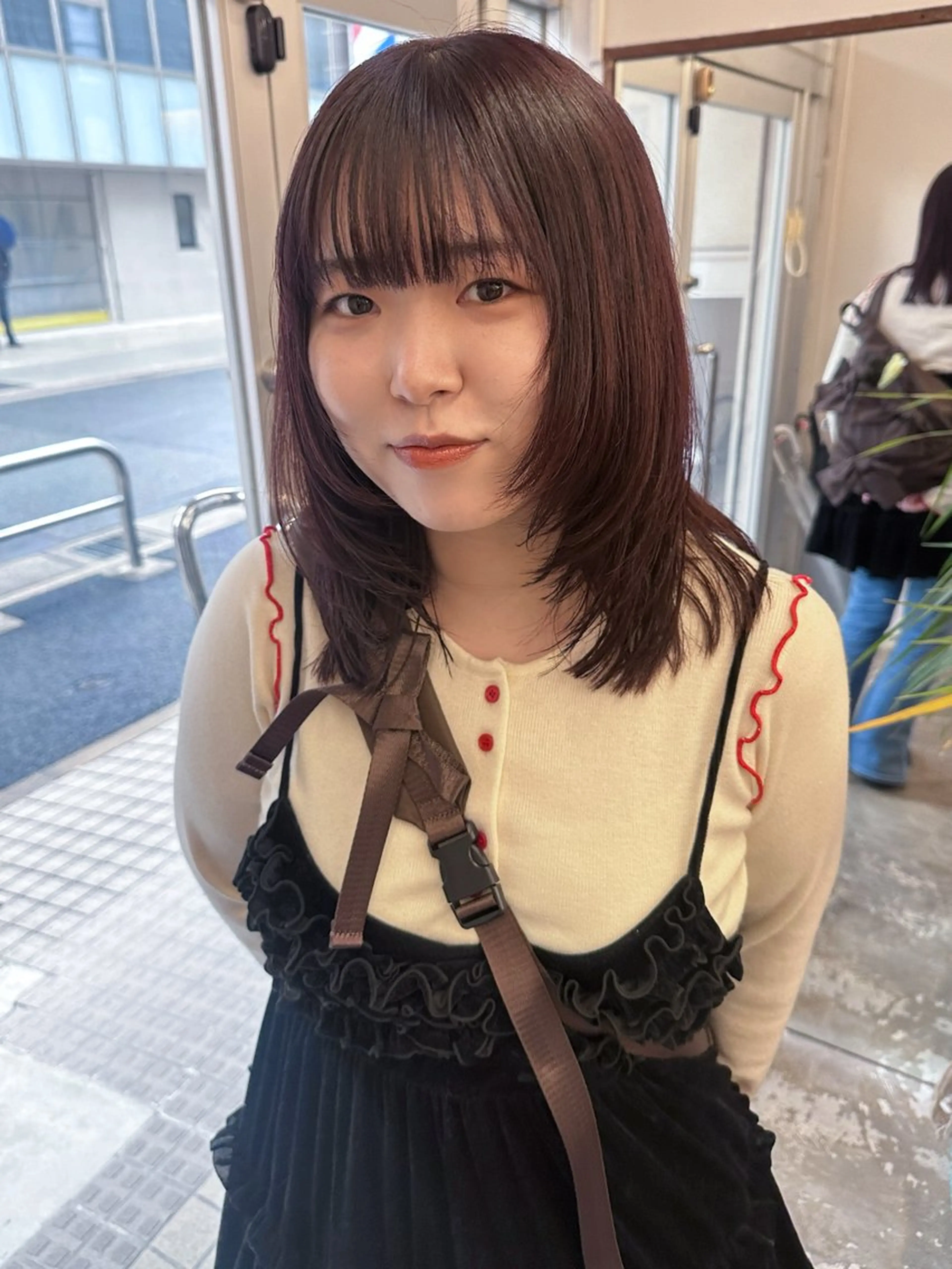 ミディアム カット ヘアカラー トリートメント 🐏nao /レイヤーカット🐏のヘアスタイル