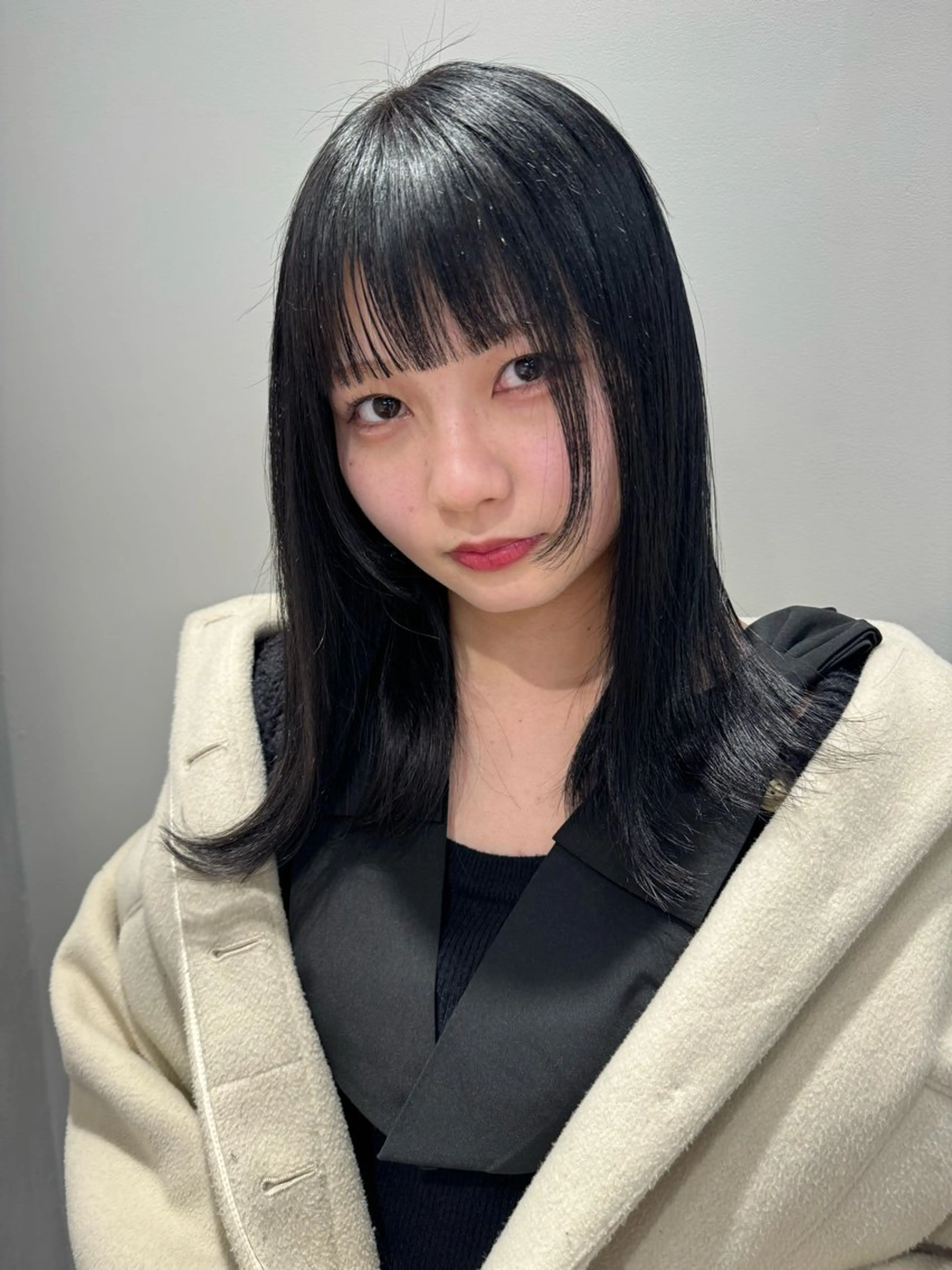 ミディアム カラー 高畑 恵莉 👒 暖色 / 艶髪 🧺のヘアスタイル