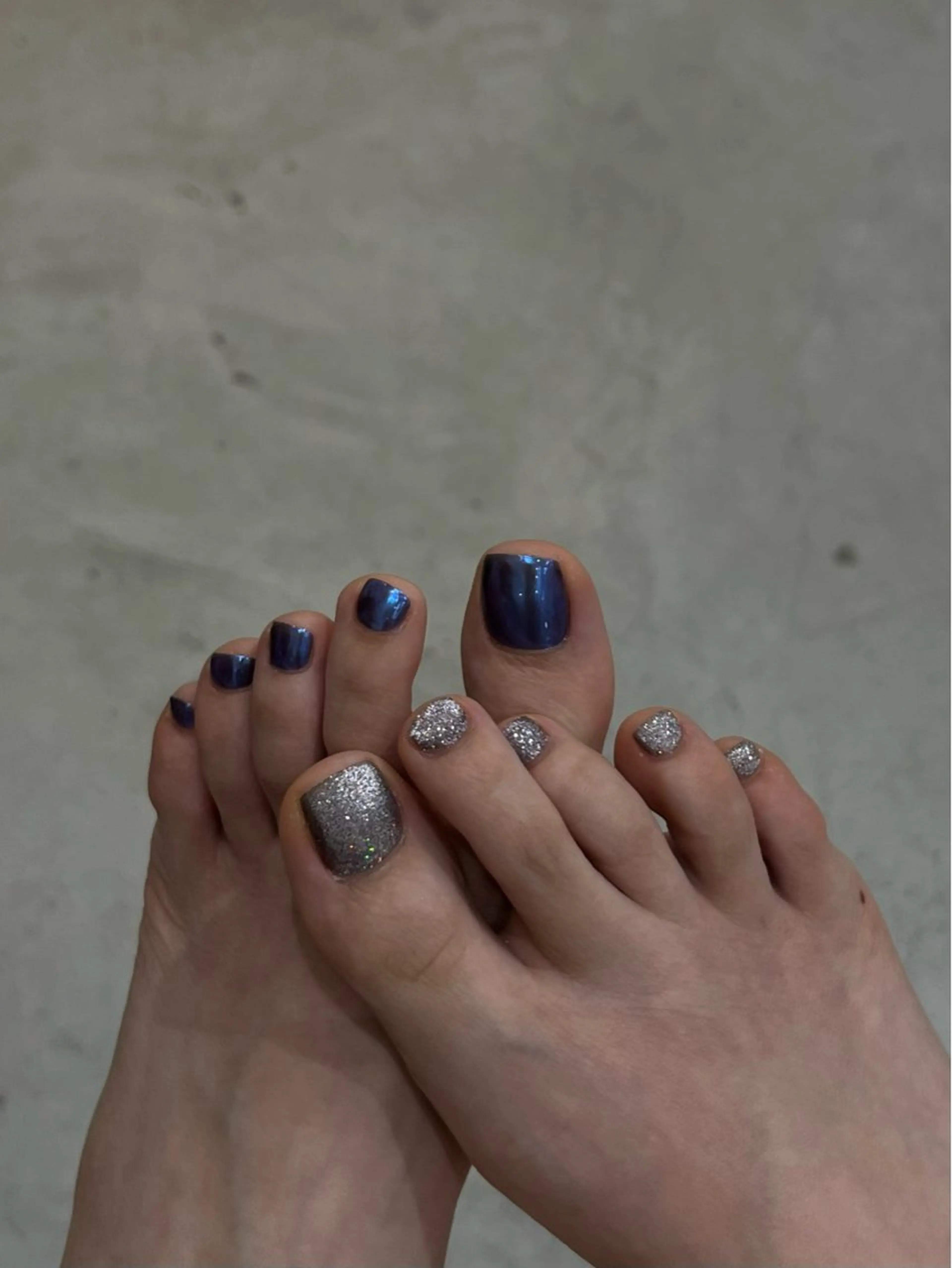 ネイル マグネットネイル ミラーネイル Hi,nail mahoのネイルデザイン