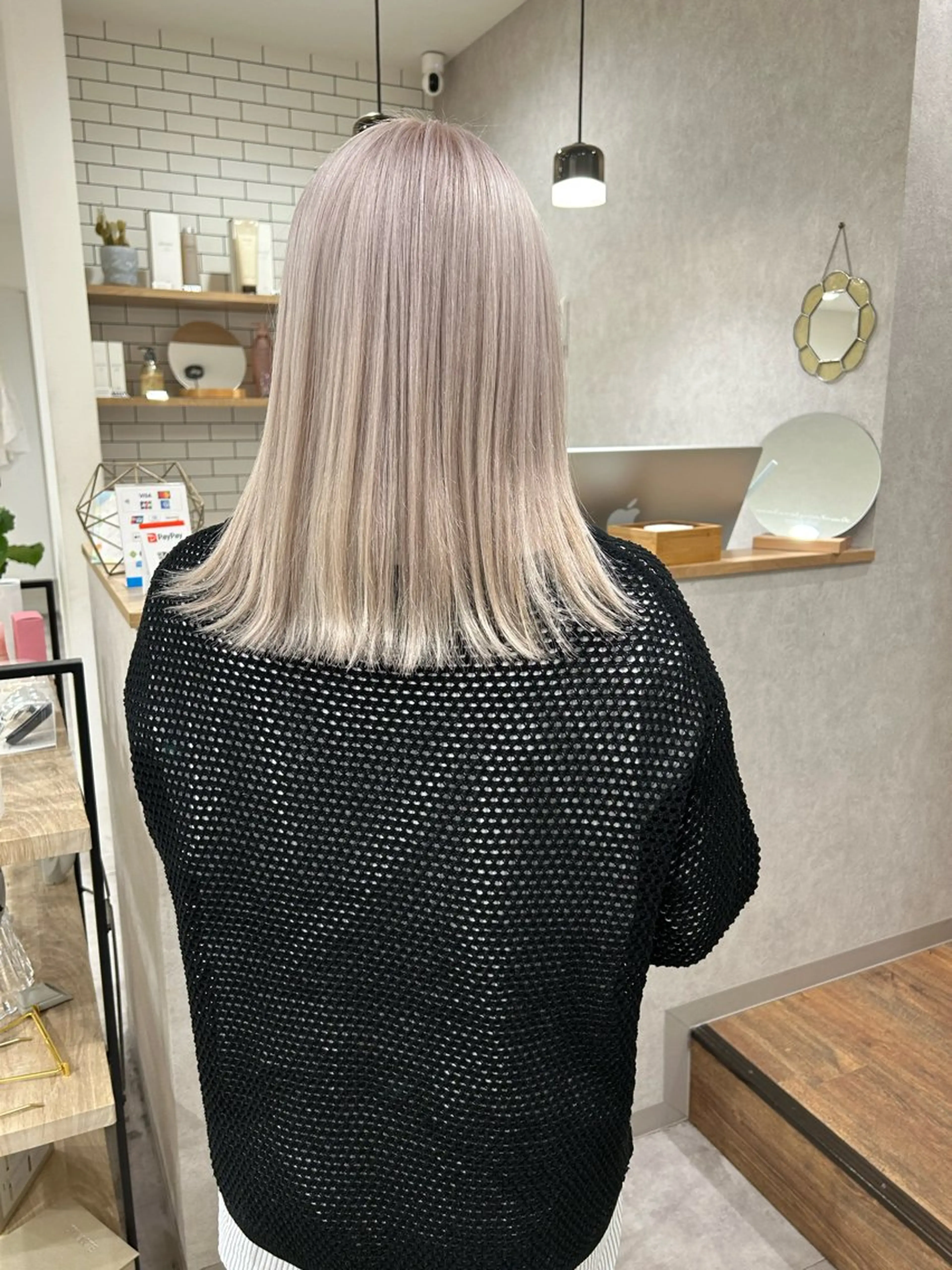 【ケアブリーチ付き】２回ブリーチ薄めハイトーンダブルカラー￥20000​〜​の写真