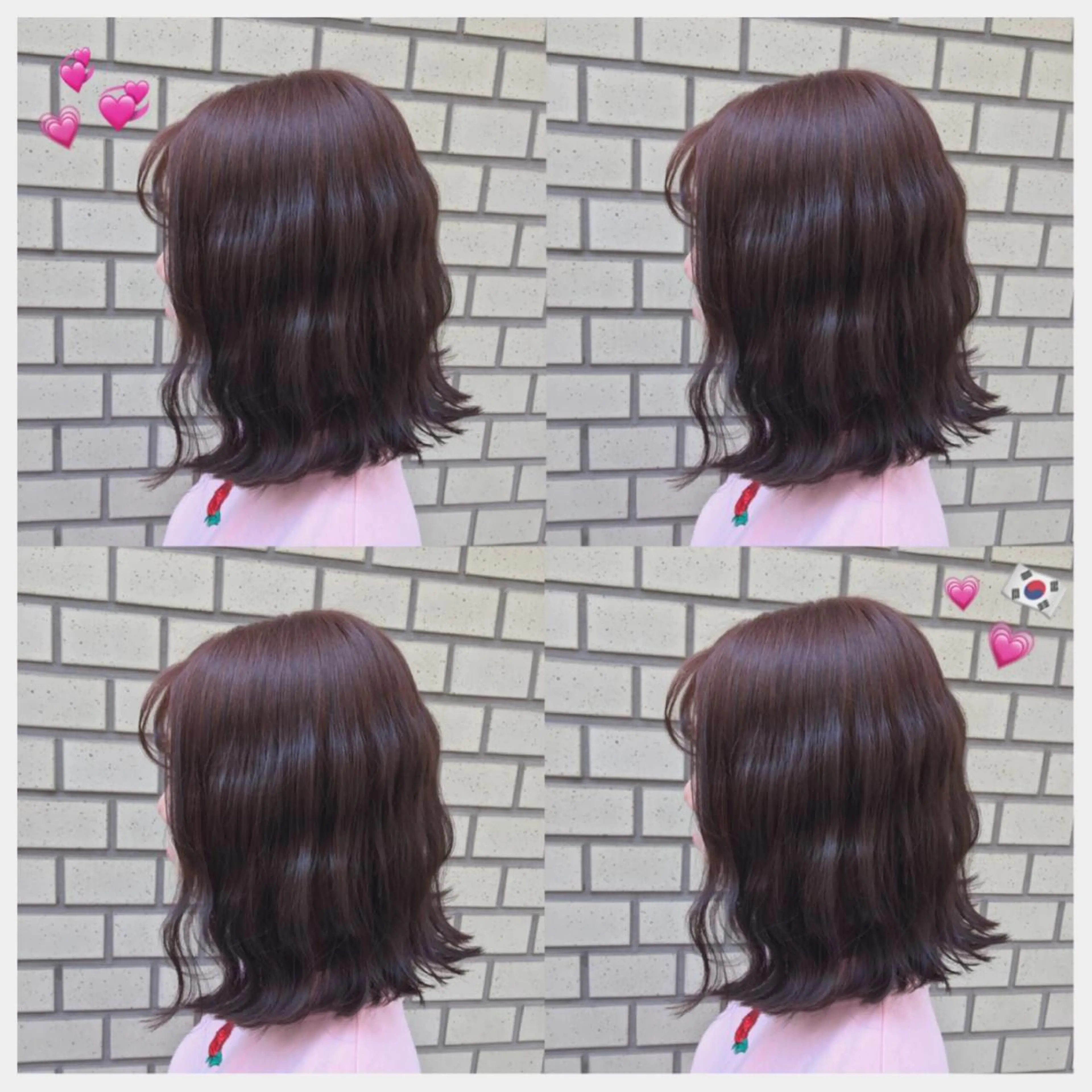 ミディアム タンバルモリ ムルギョル巻き 韓国ヘア得意❤︎森澤 悠佳のヘアスタイル