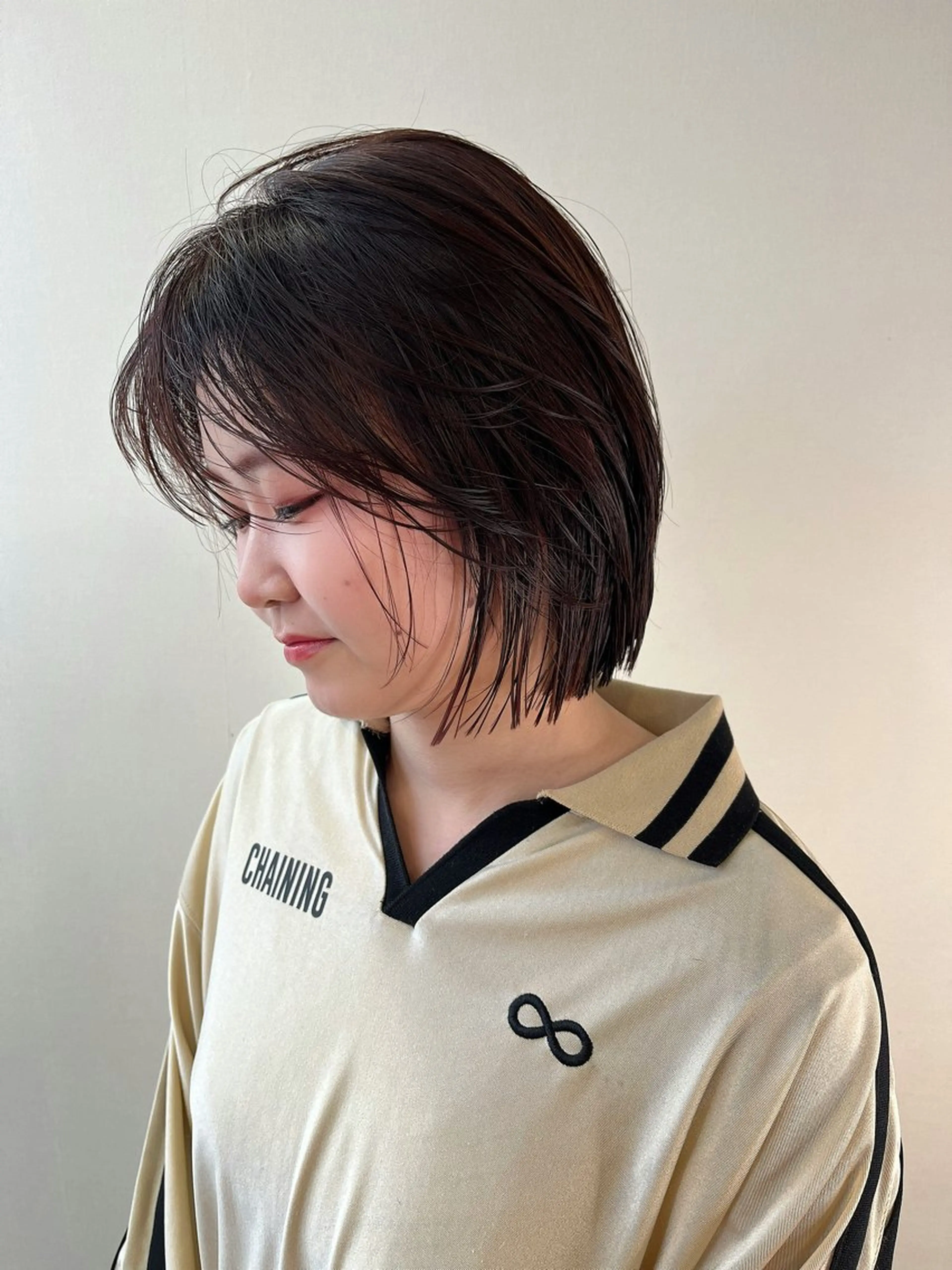 ミディアム 田中 結月のヘアスタイル