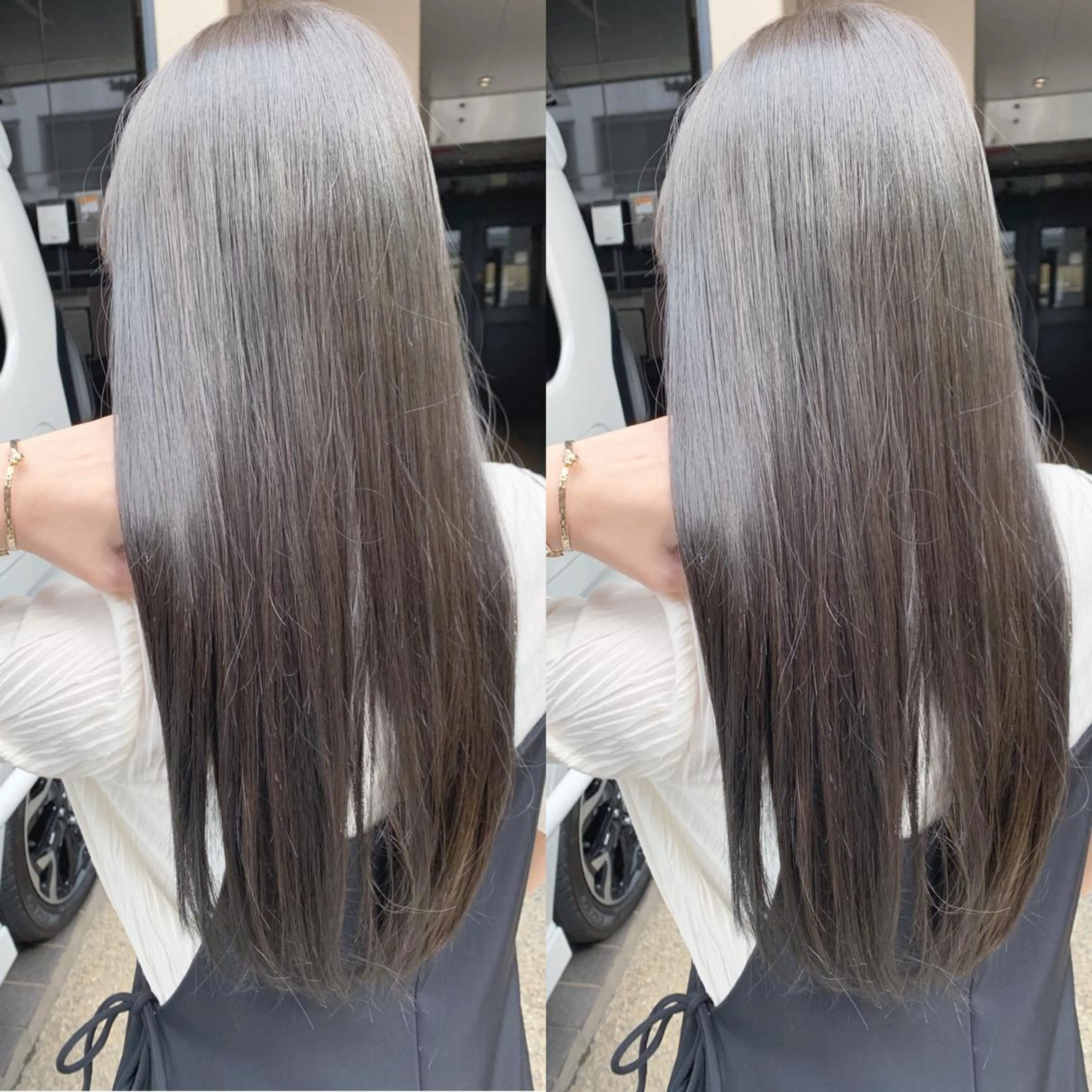 【ご新規様限定】似合わせカット+カラー+髪質改善縮毛矯正+超音波トリートメント 22000円→11000円の写真