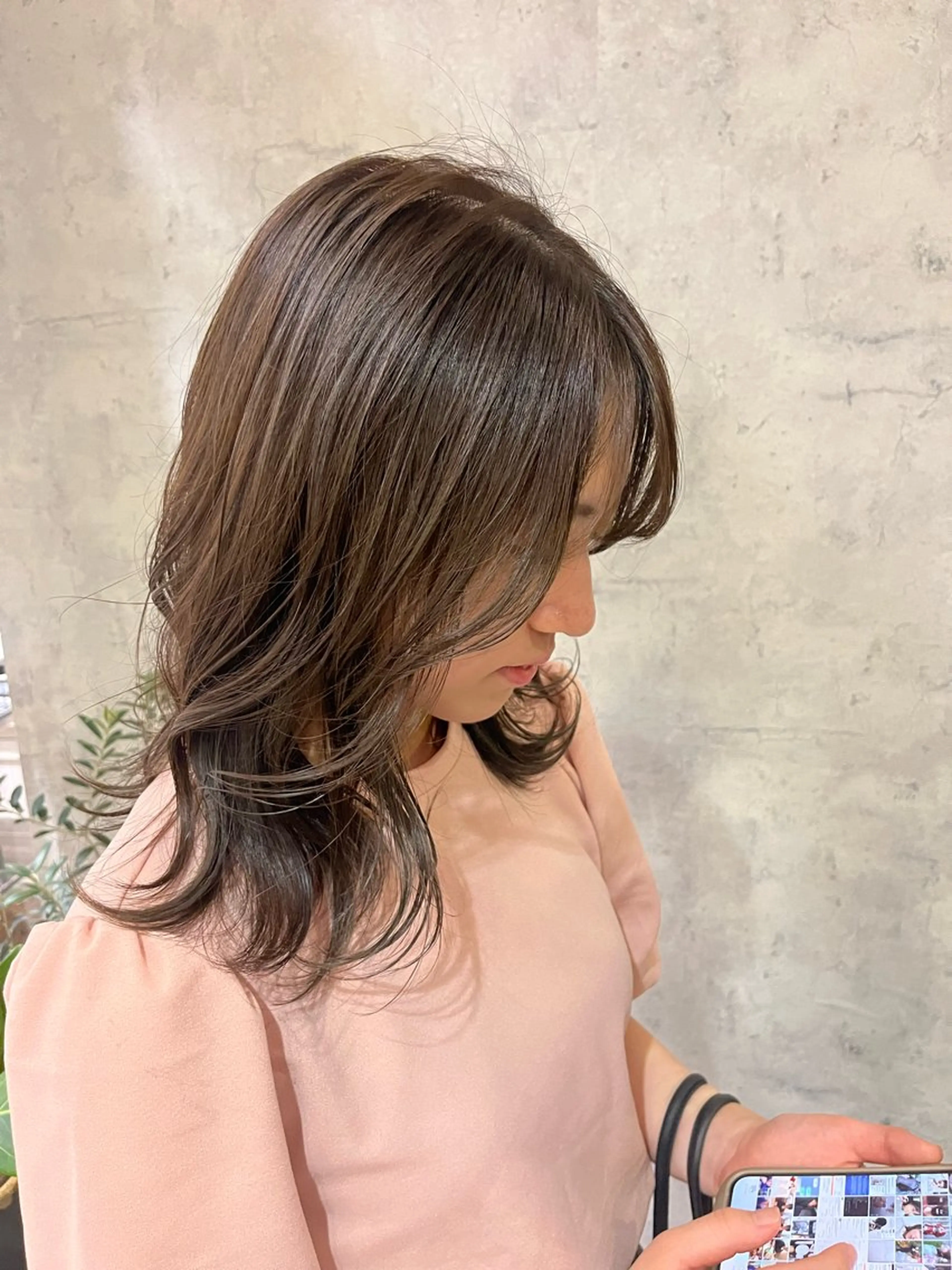 セミロング 梅田美容室/カット /Maoのヘアスタイル