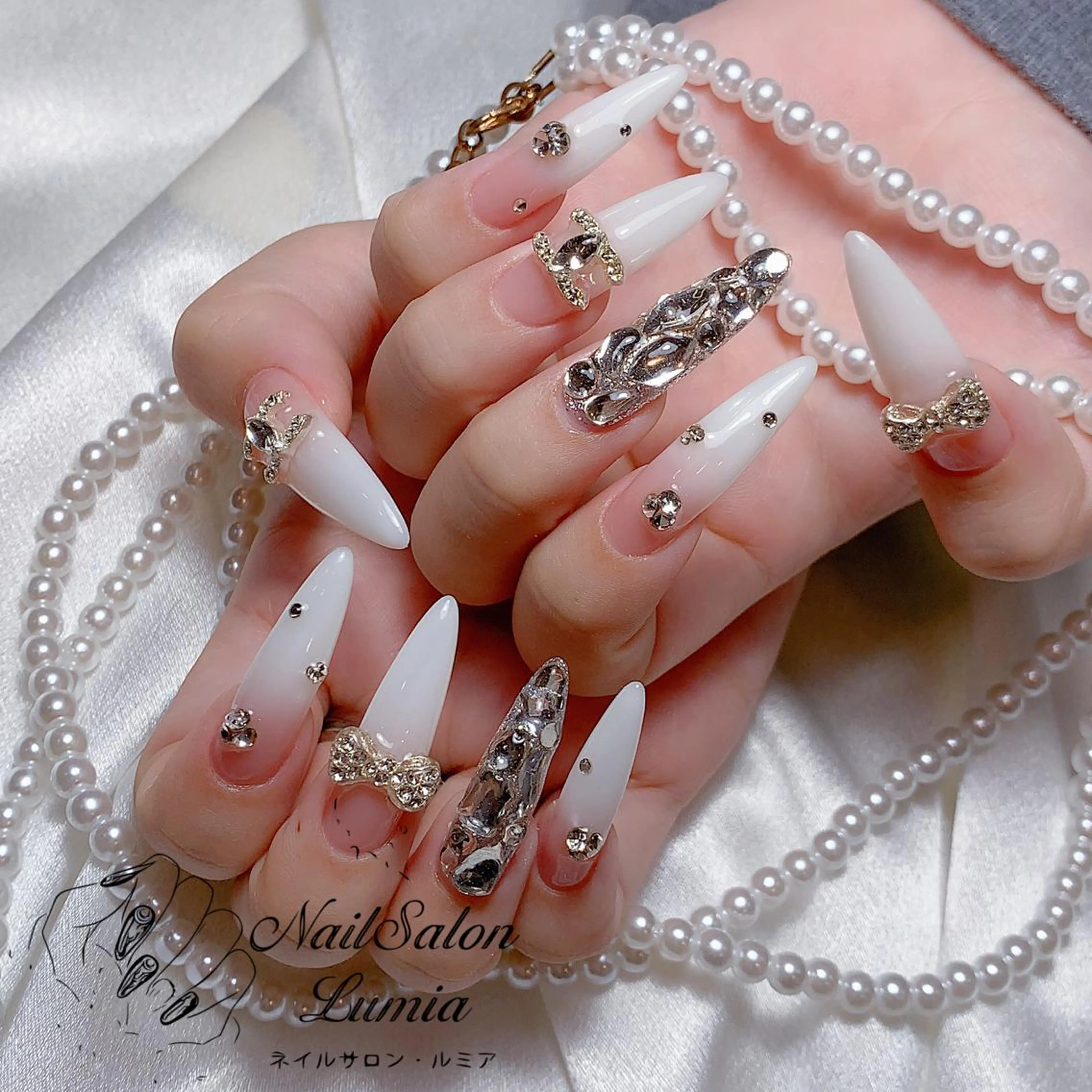 ネイル ハンドネイル ネイルサロン ルミア Lumia 店長のネイルデザイン