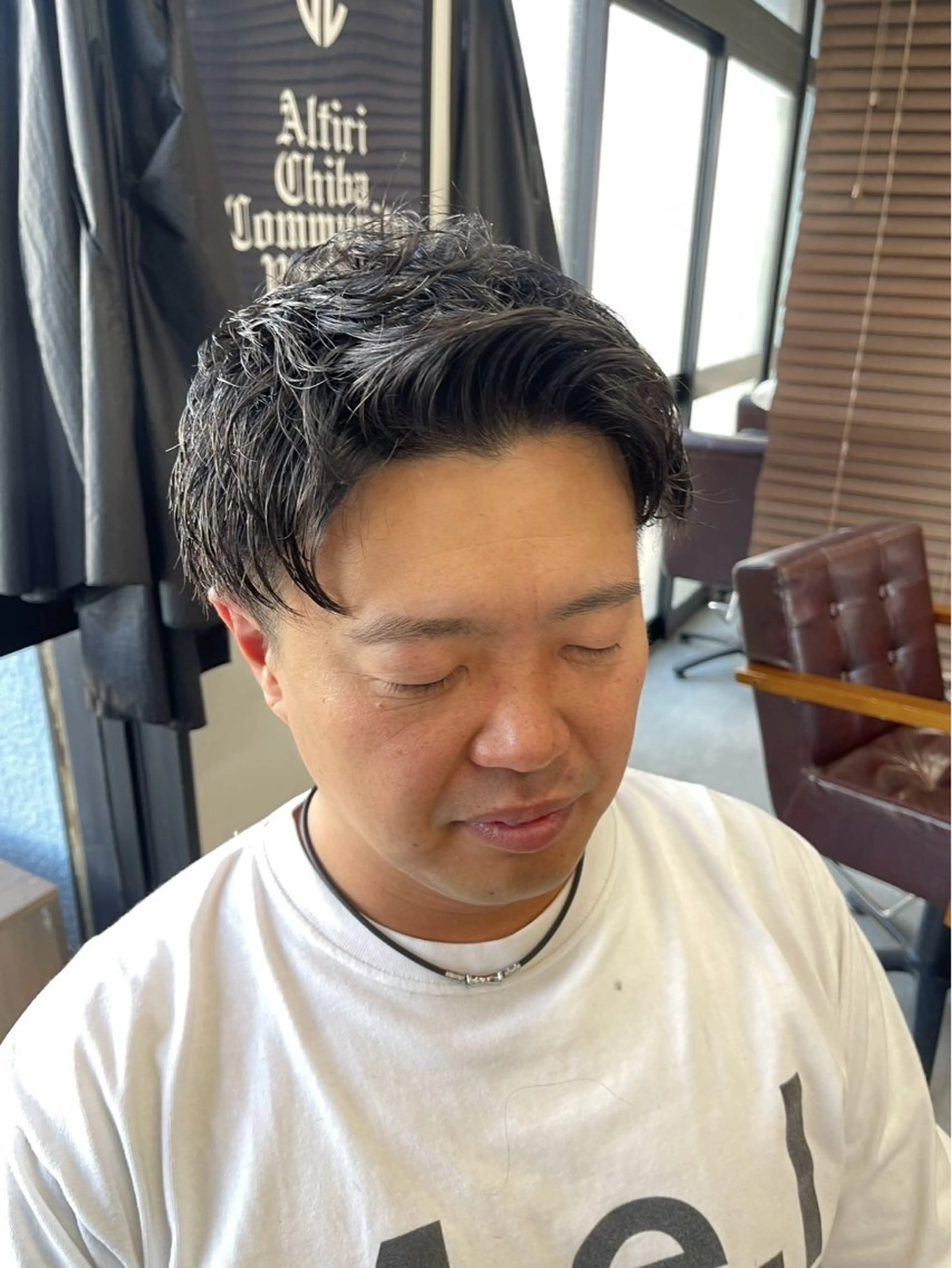 メンズ シノザキ キナのヘアスタイル