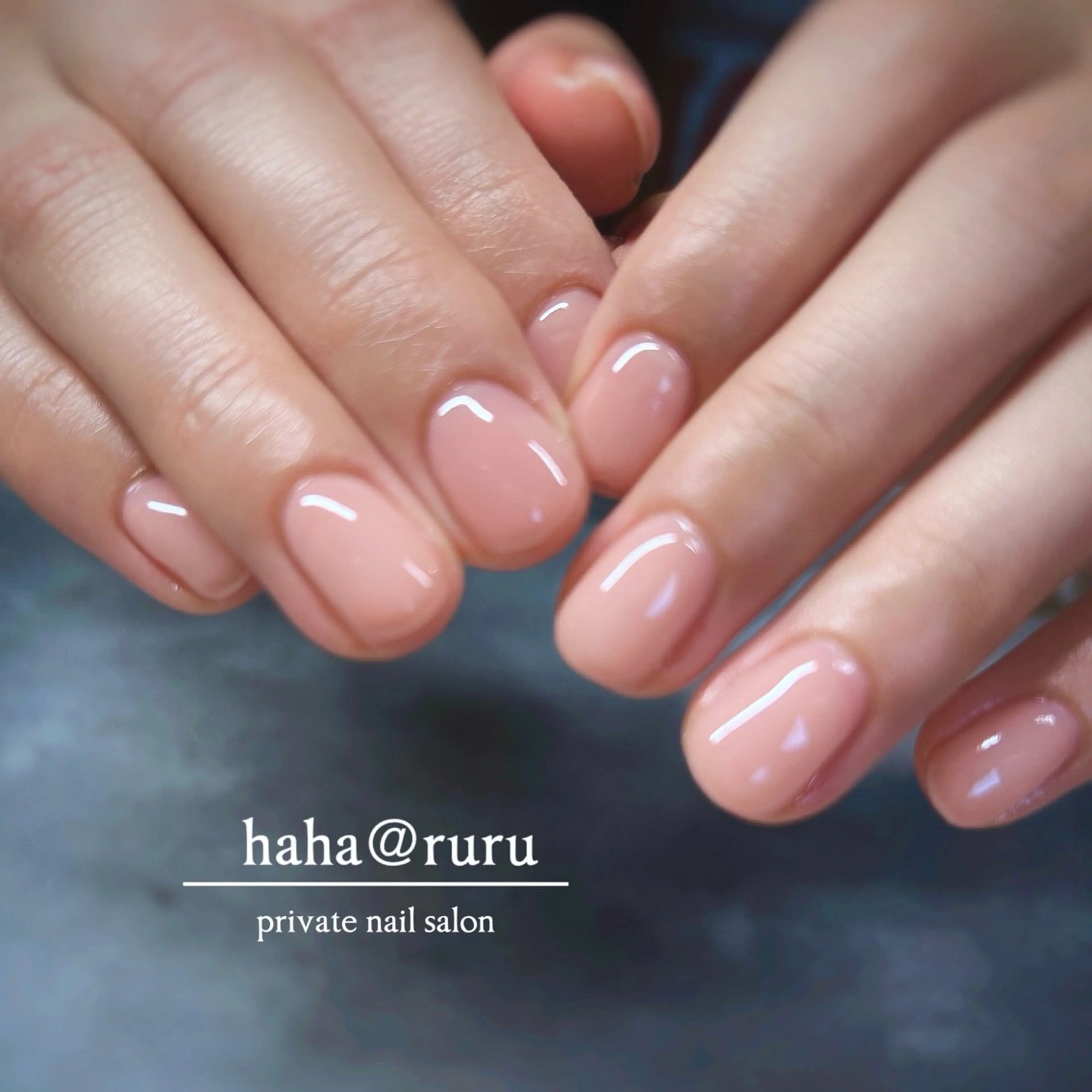 ネイル ワンカラーネイル ハンドネイル haha@ ruruのネイルデザイン