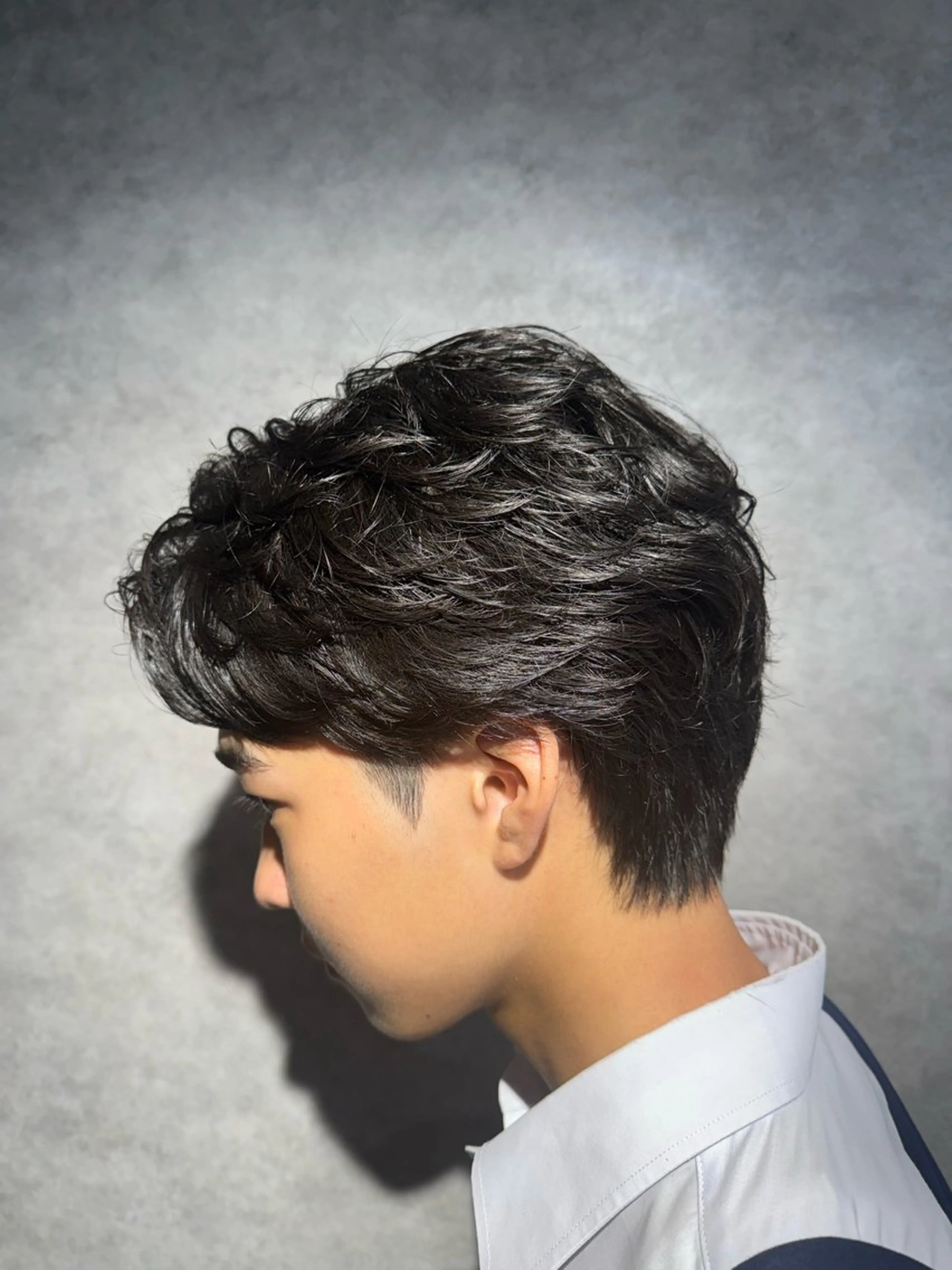 ショート パーマ メンズ フェザーパーマ メンズパーマ カット パーマ REM【阿佐ヶ谷】 MEGUのヘアスタイル