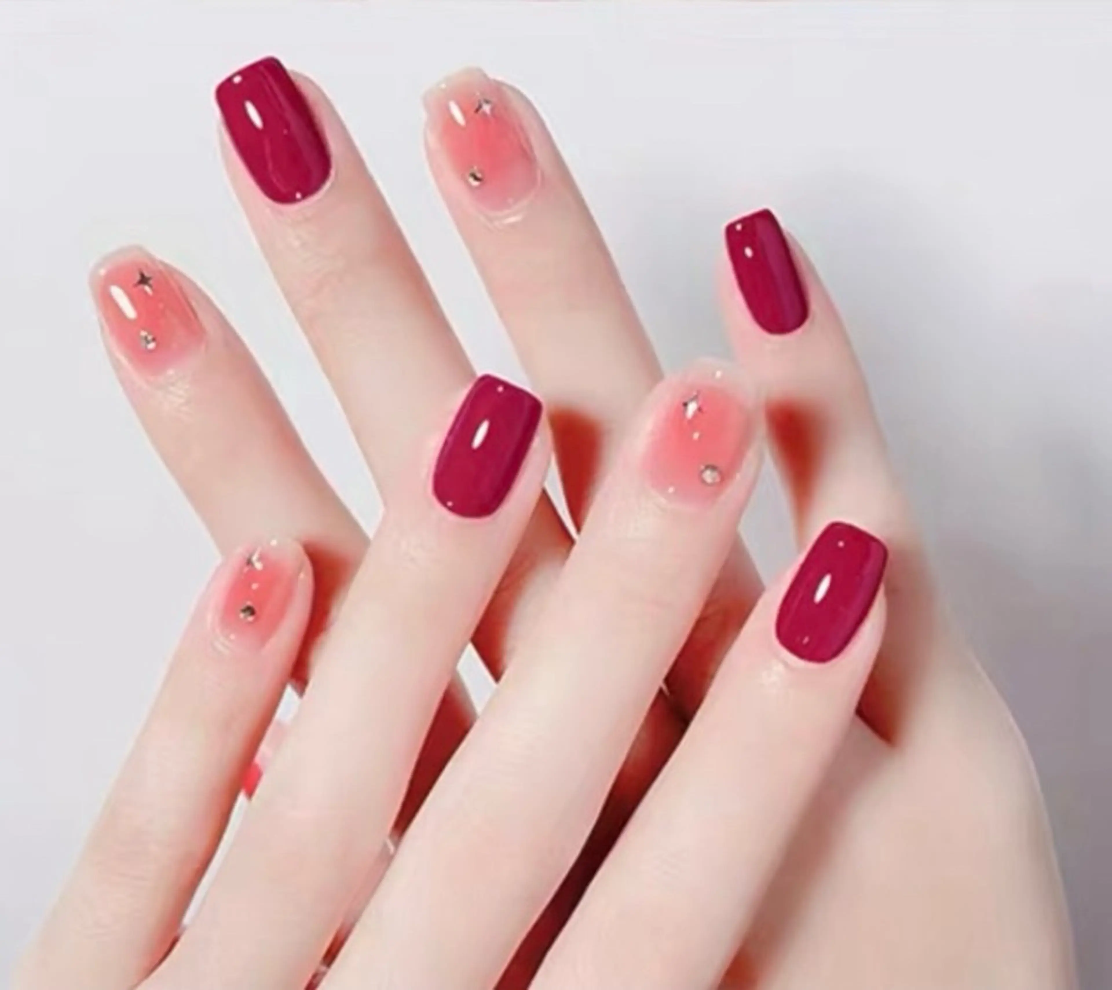 ネイル ハンドネイル H3 Nail Tsuki🦋💙のネイルデザイン