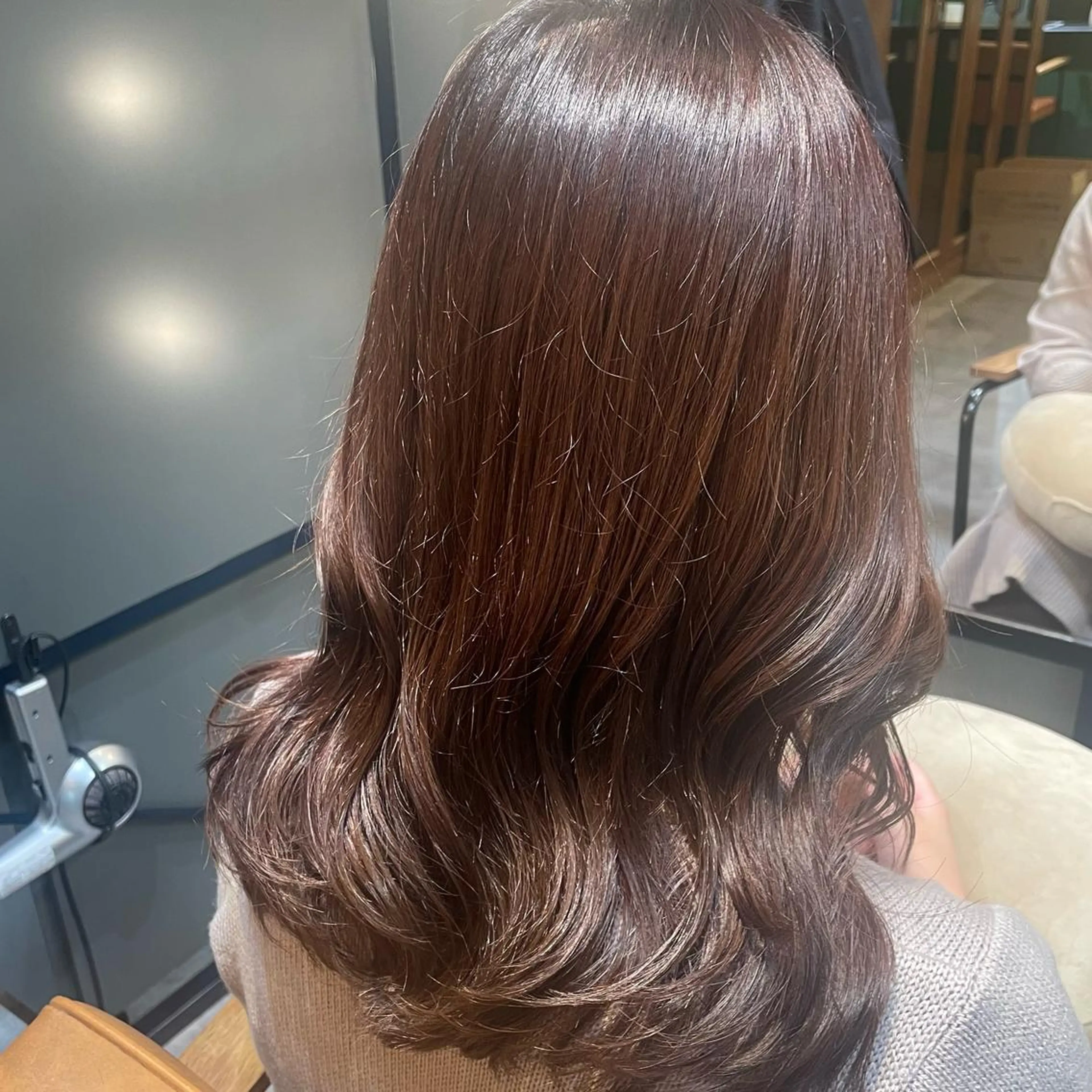 ミディアム カラー ヘアアレンジ 透明感カラー 【日韓風、レイヤー】 🤍ひらい　なつきのヘアスタイル