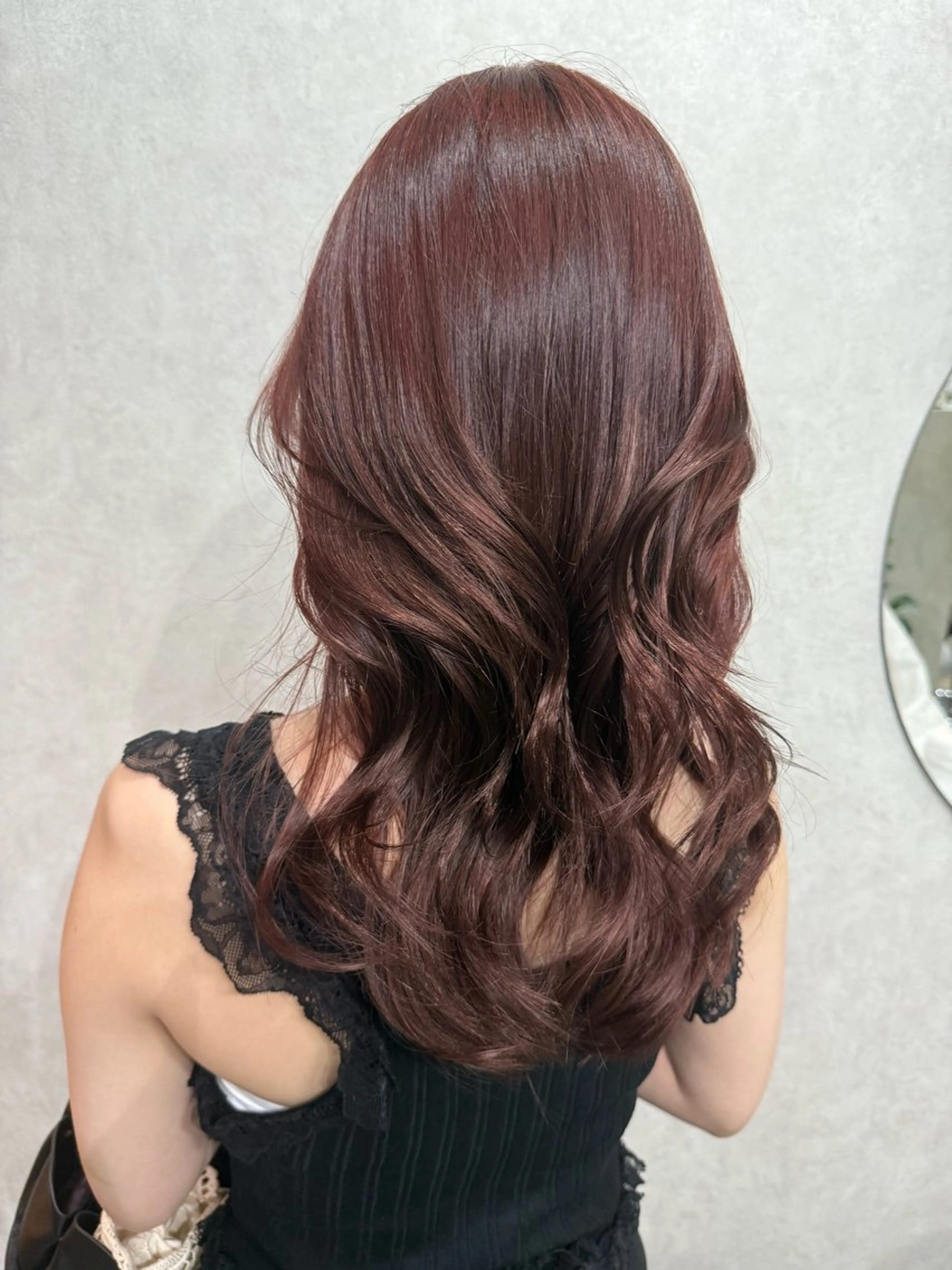 セミロング カラー レイヤーカット AIRI layer cut hairのヘアスタイル