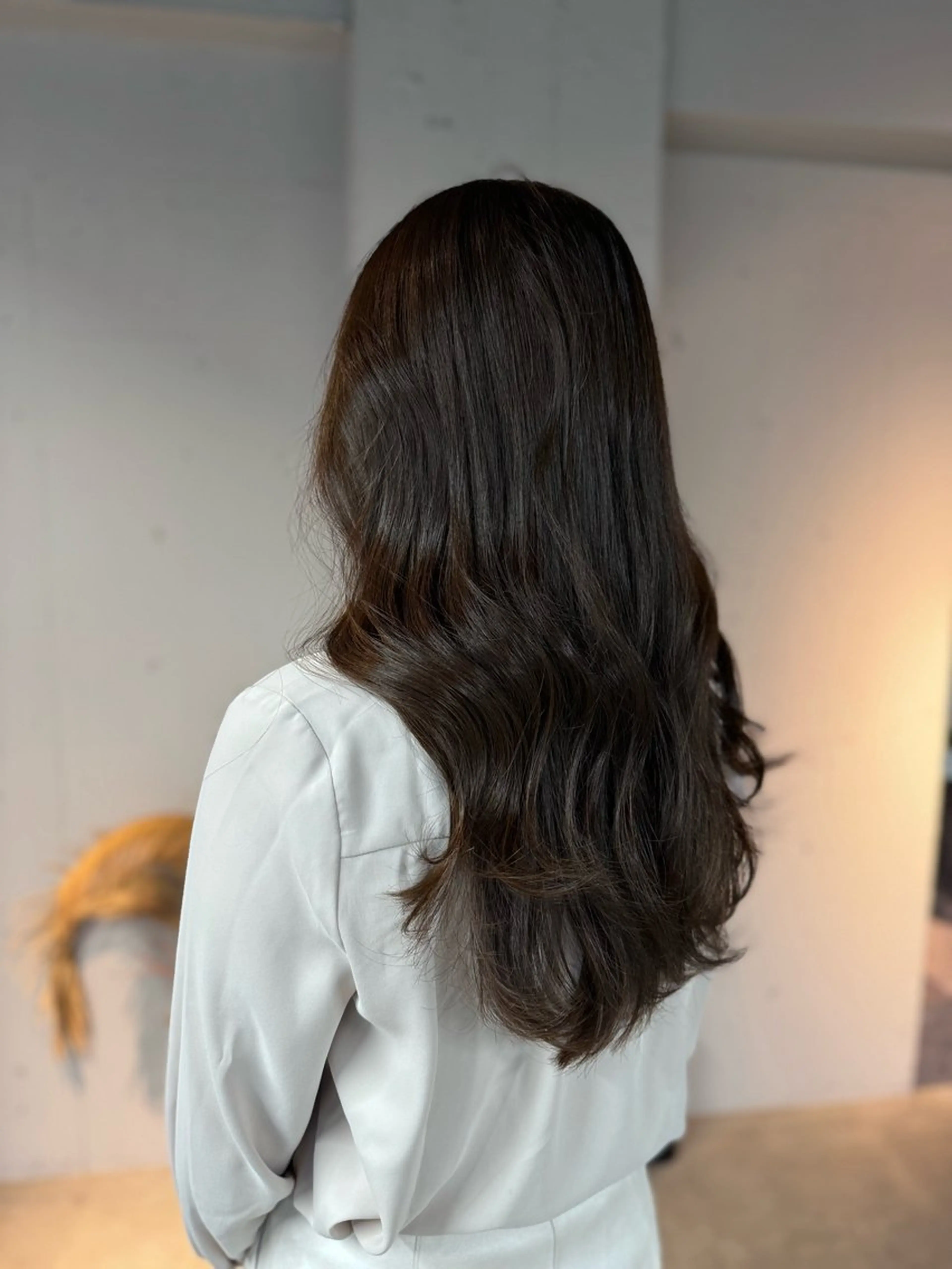 ロング カラー 透明感カラー イルミナカラー カット 艶髪/髪質改善/ MONSO山本のヘアスタイル