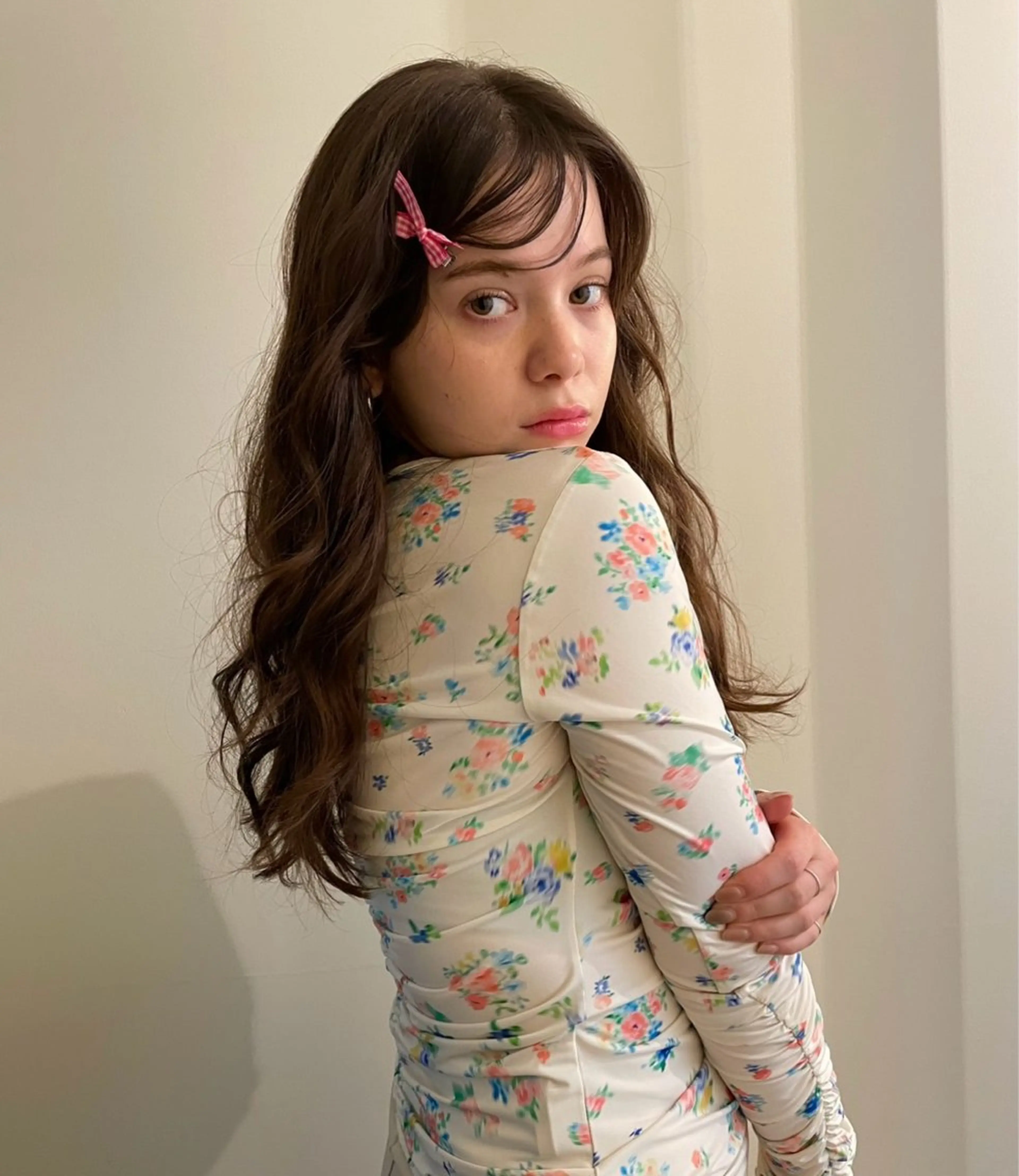 カラー ベージュカラー ブリーチ ヘーゼル ブリーチなしカラー カット ヘアカラー トリートメント 渋谷 留菜のヘアスタイル