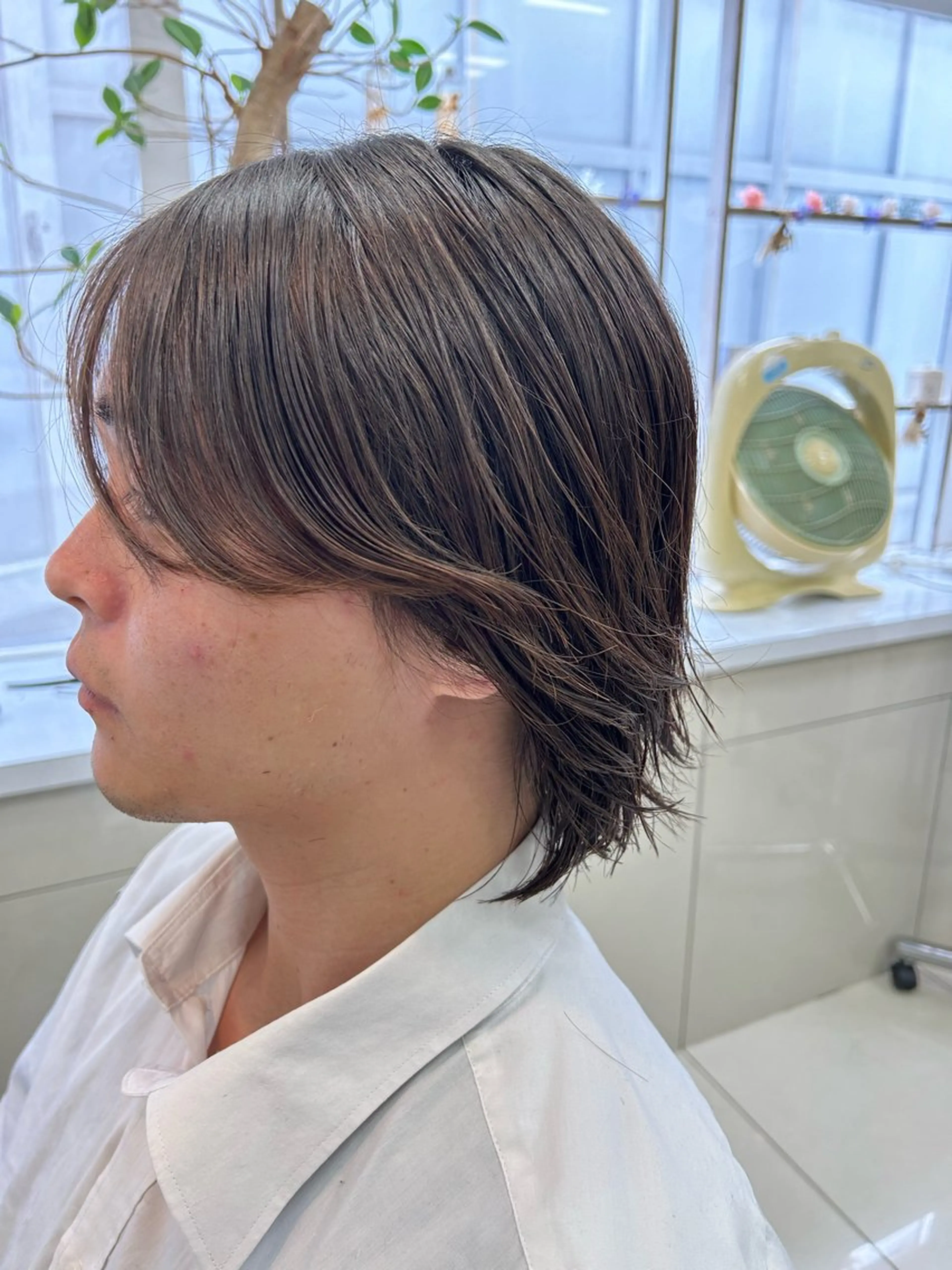 ミディアム メンズ メンズウルフカット ウルフカット カット 【メンズ大得意🔥】 ＭＡＳＡＫＩのヘアスタイル