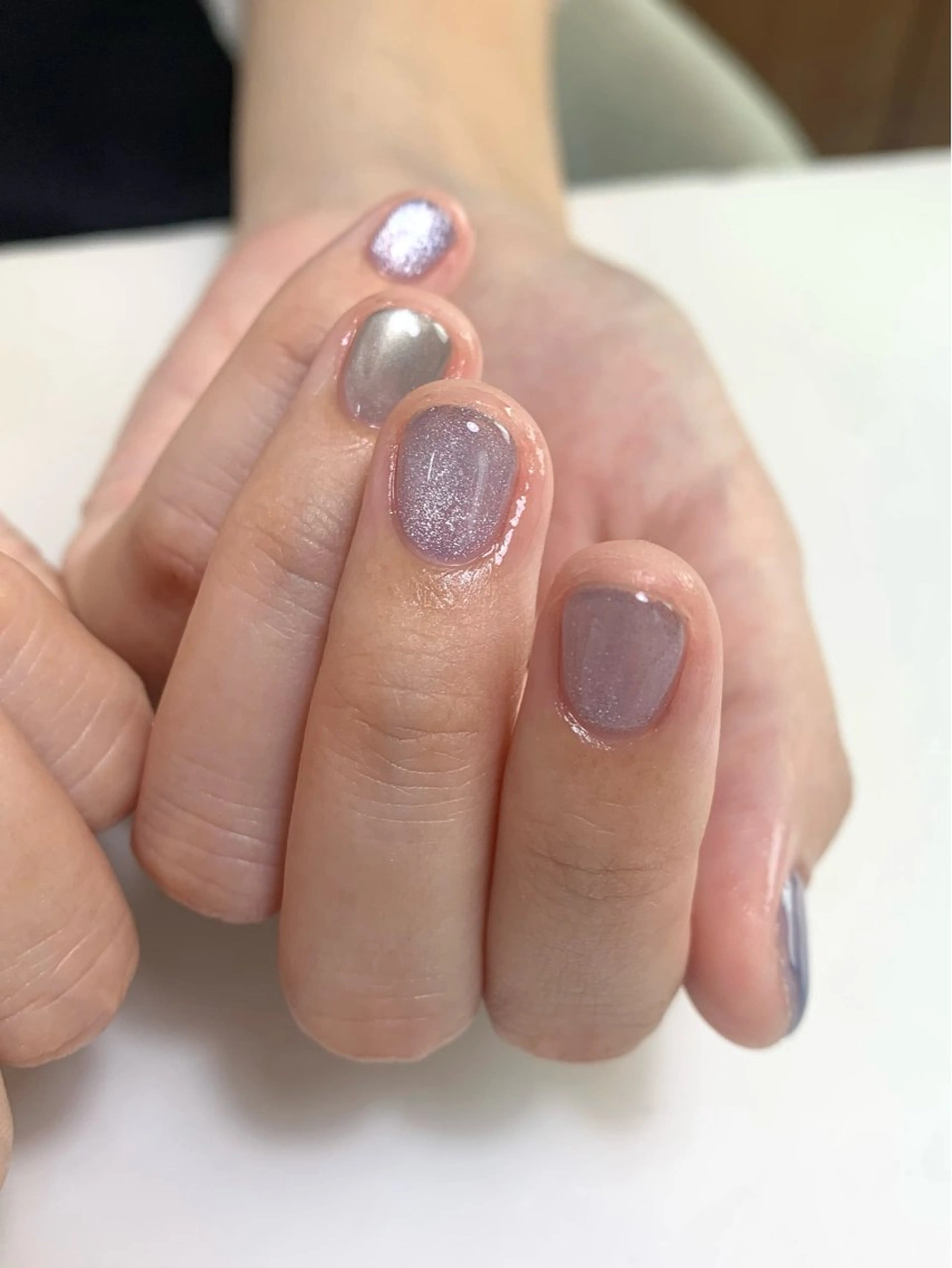 ネイル ブルー マグネットネイル is.nail 🌷sonokoのネイルデザイン