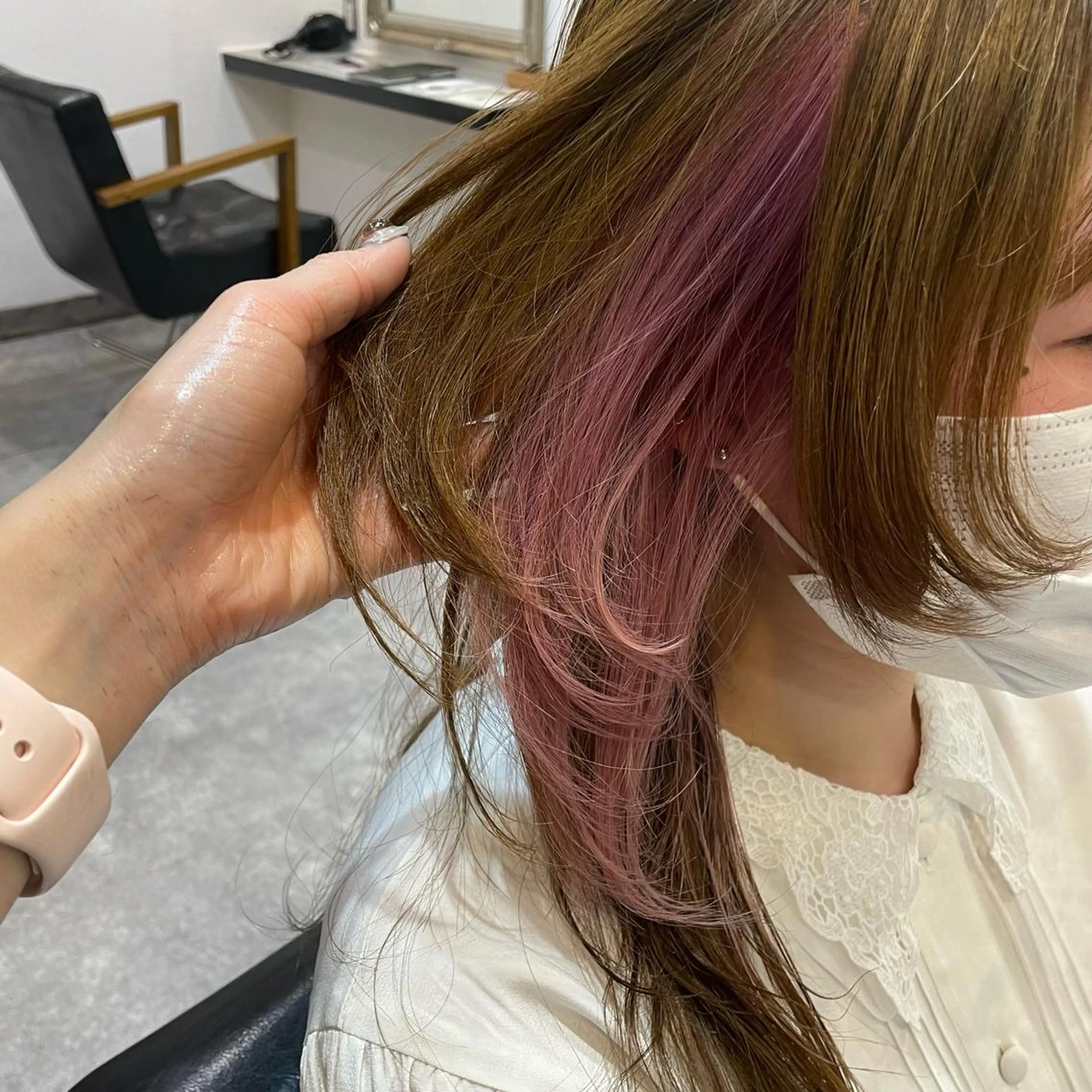 ロング ロング ウルフカット カット ヘアカラー 🫧艶髪/ブリーチ 🐳honami🫧のヘアスタイル