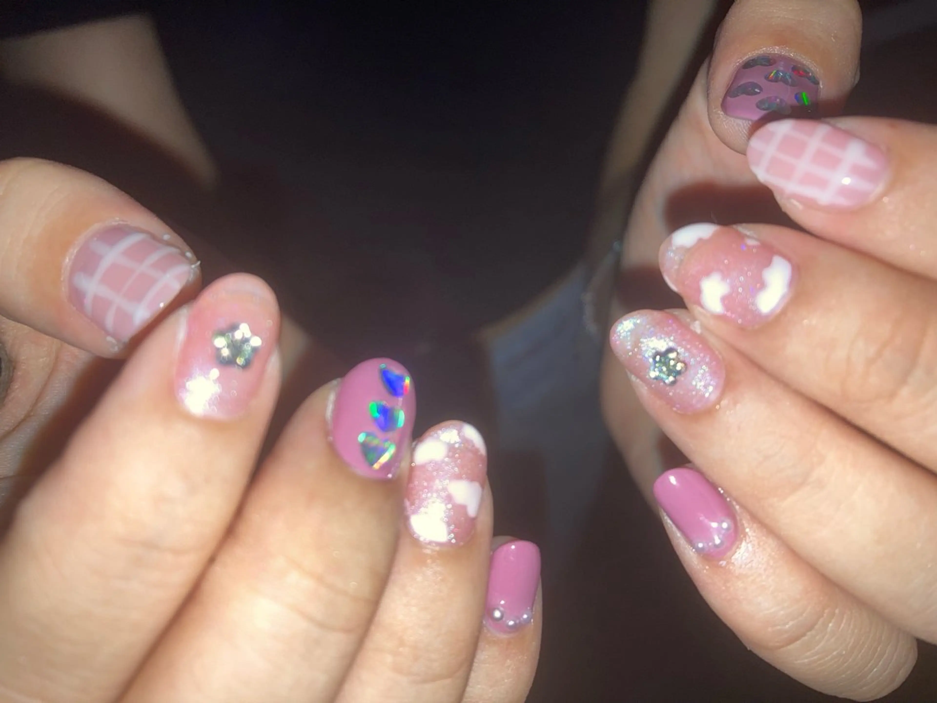 ネイル ハンドネイル 海外ネイル u4me🦄💜のネイルデザイン