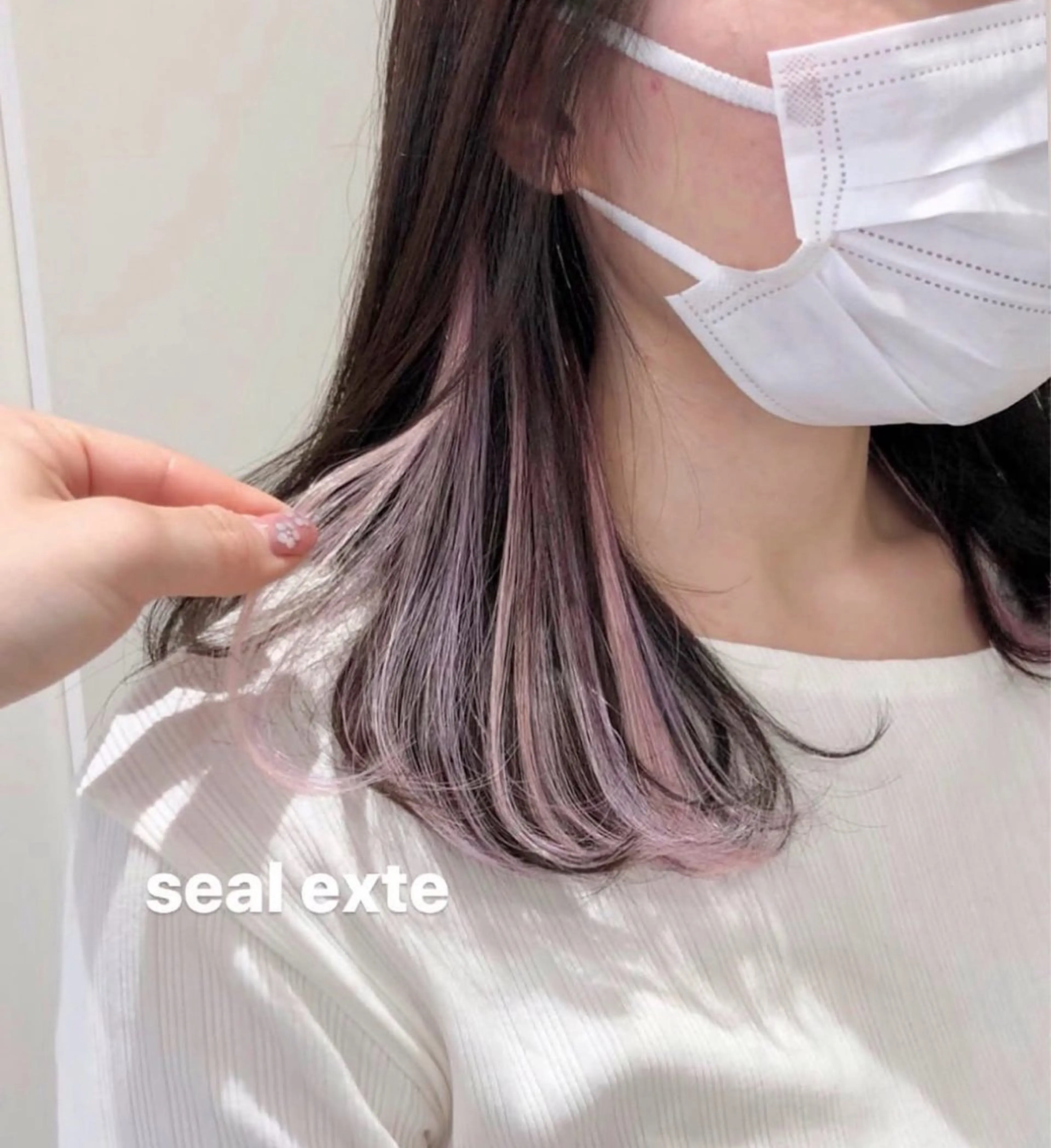 ミディアム エクステ 🎀暖色/レイヤー/ アレンジ/りんか🎀のヘアスタイル