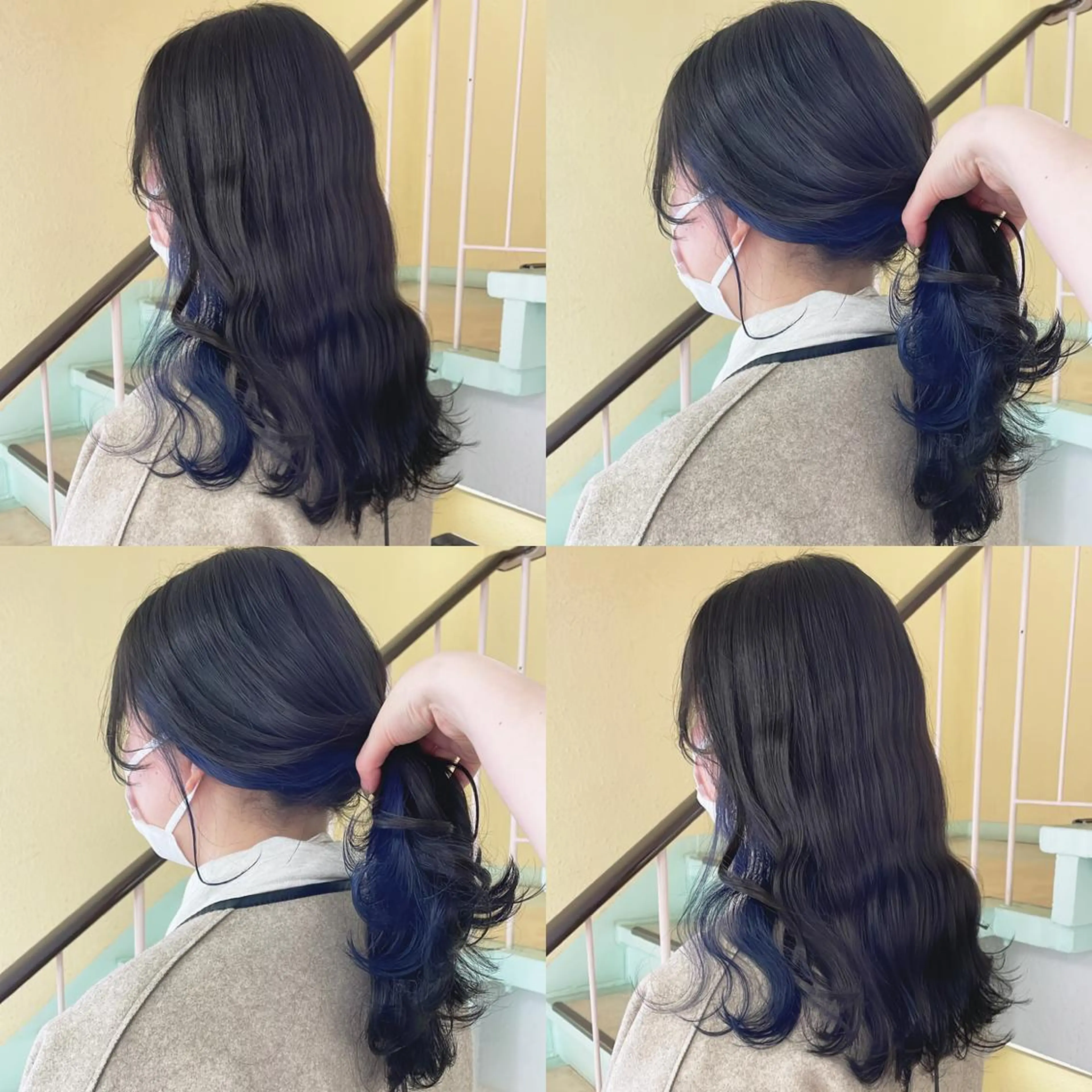 カラー ヘアカラー トリートメント 渋谷:インナーカラー ／🍒エリカ🍒のヘアスタイル