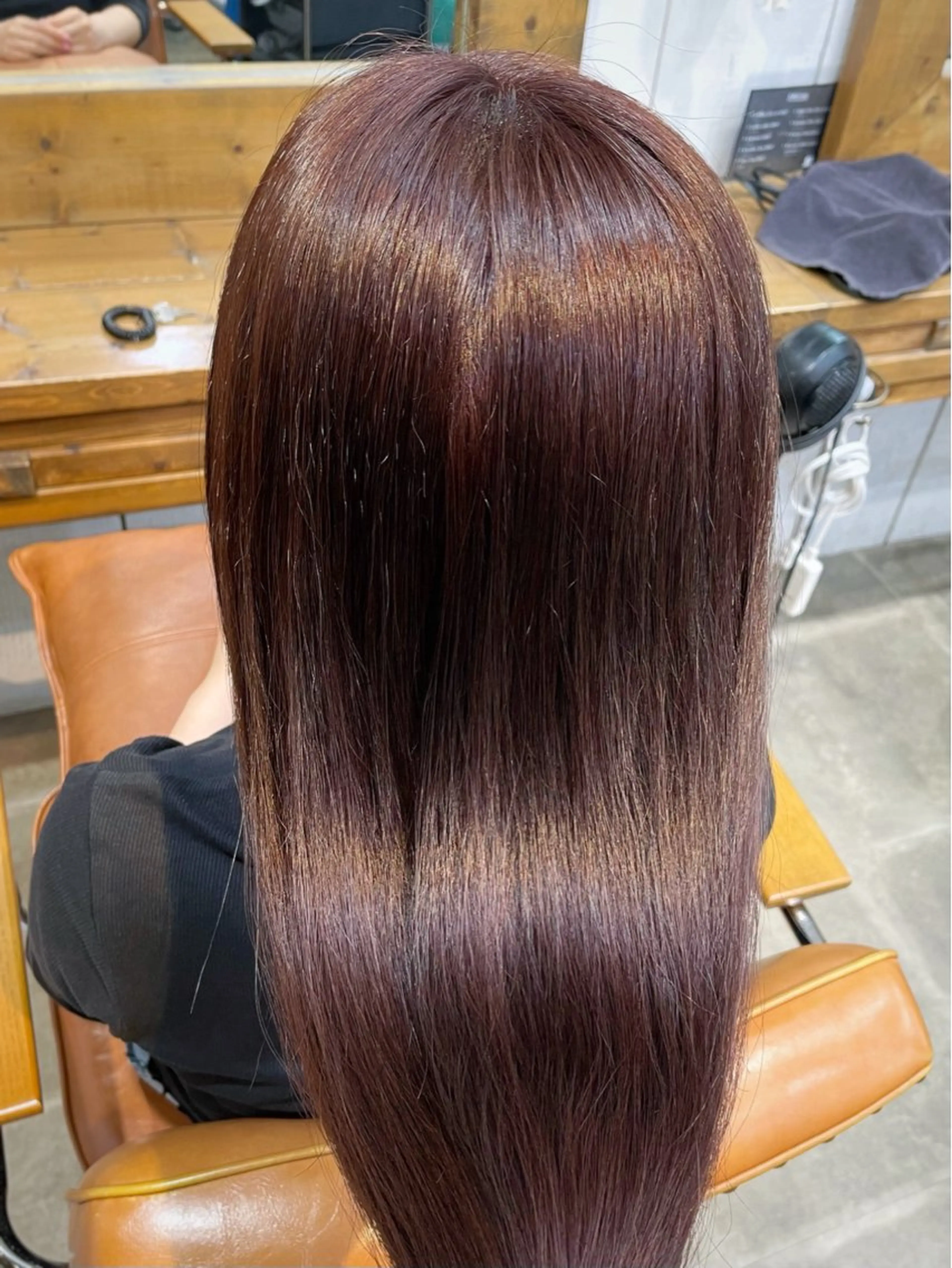 ロング ヘアカラー レディースカット 川添佑斗のヘアスタイル