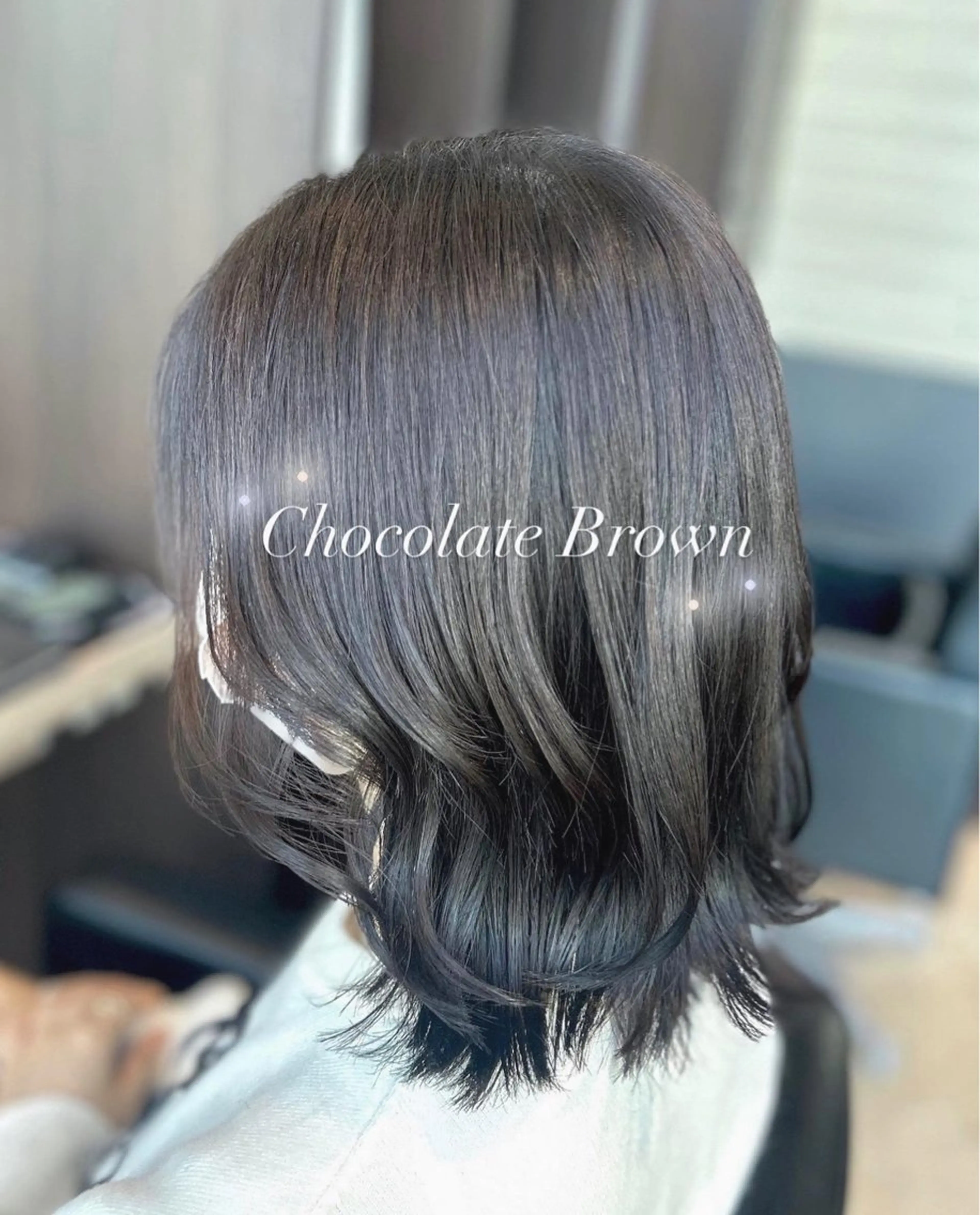 ミディアム カラー アッシュ ブラウンカラー チョコレートブラウン 透明感カラー オレンジ ⭐️似合わせアップ ⭐️並木奏絵のヘアスタイル