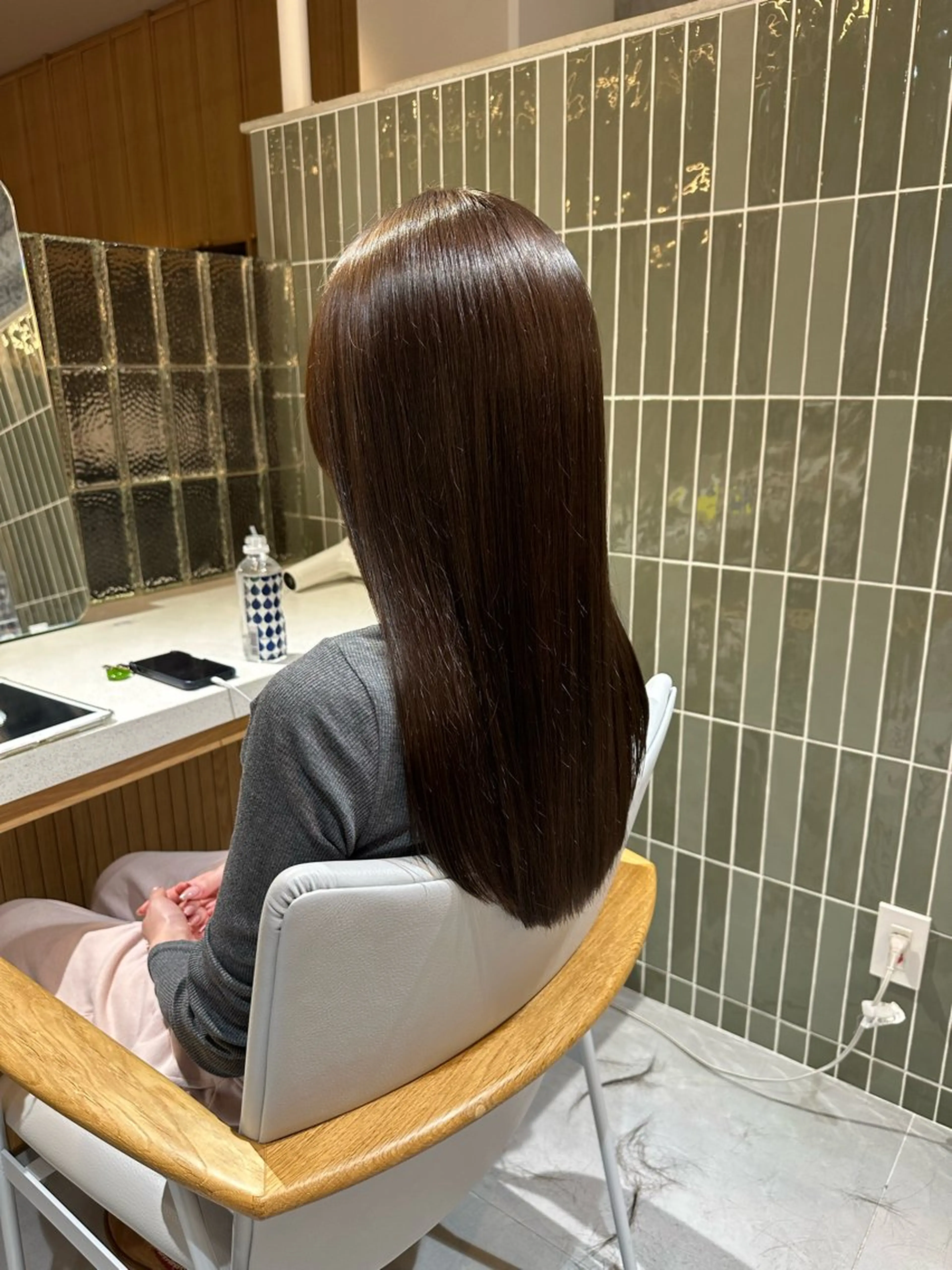 ロング カラー 透明感カラー ロング トリートメント 和田 あおいのヘアスタイル