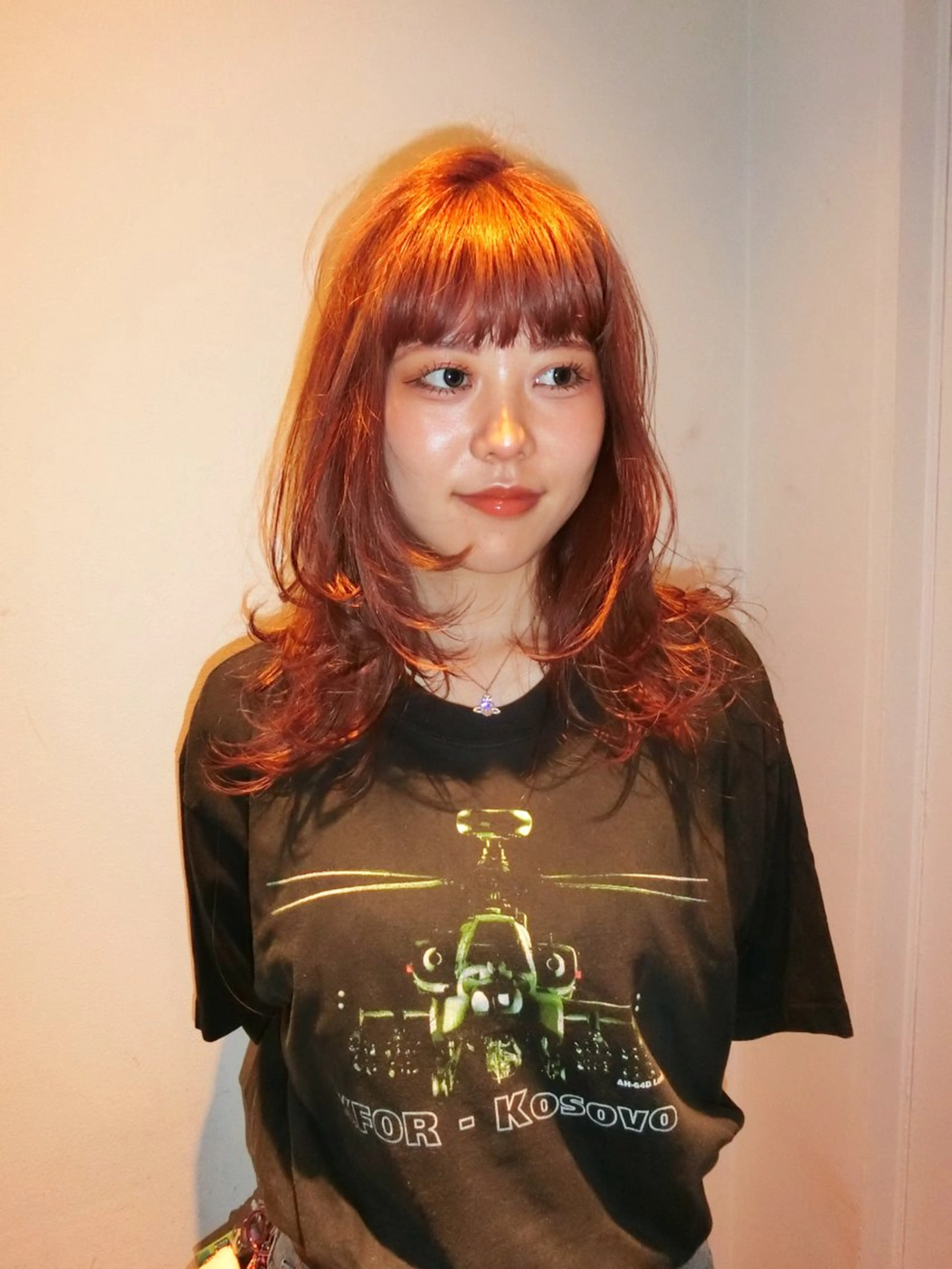 セミロング ヘアカラー Aoi/ボブ/ レイヤー/表参道のヘアスタイル