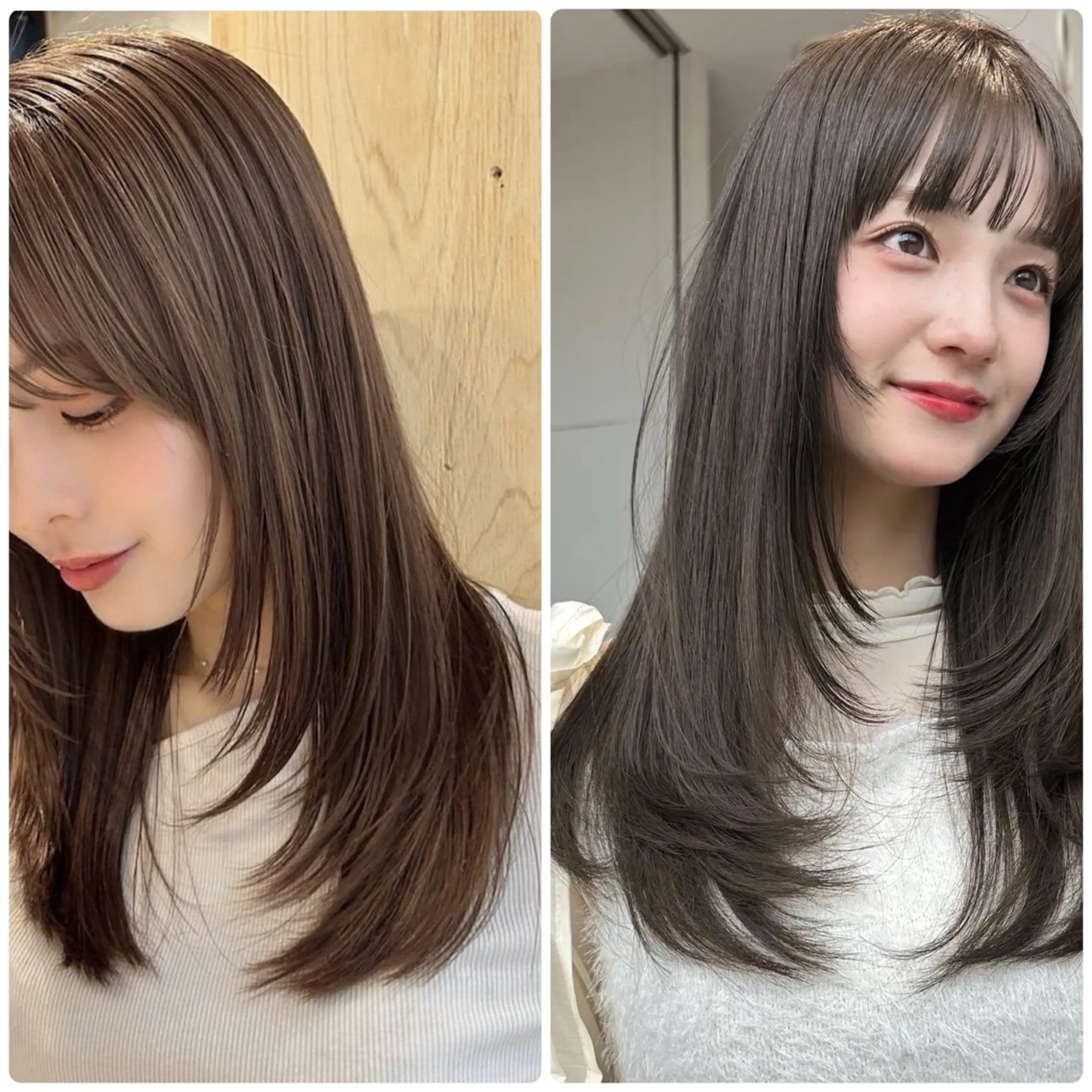 ロング レイヤーカット 大谷 歩未のヘアスタイル