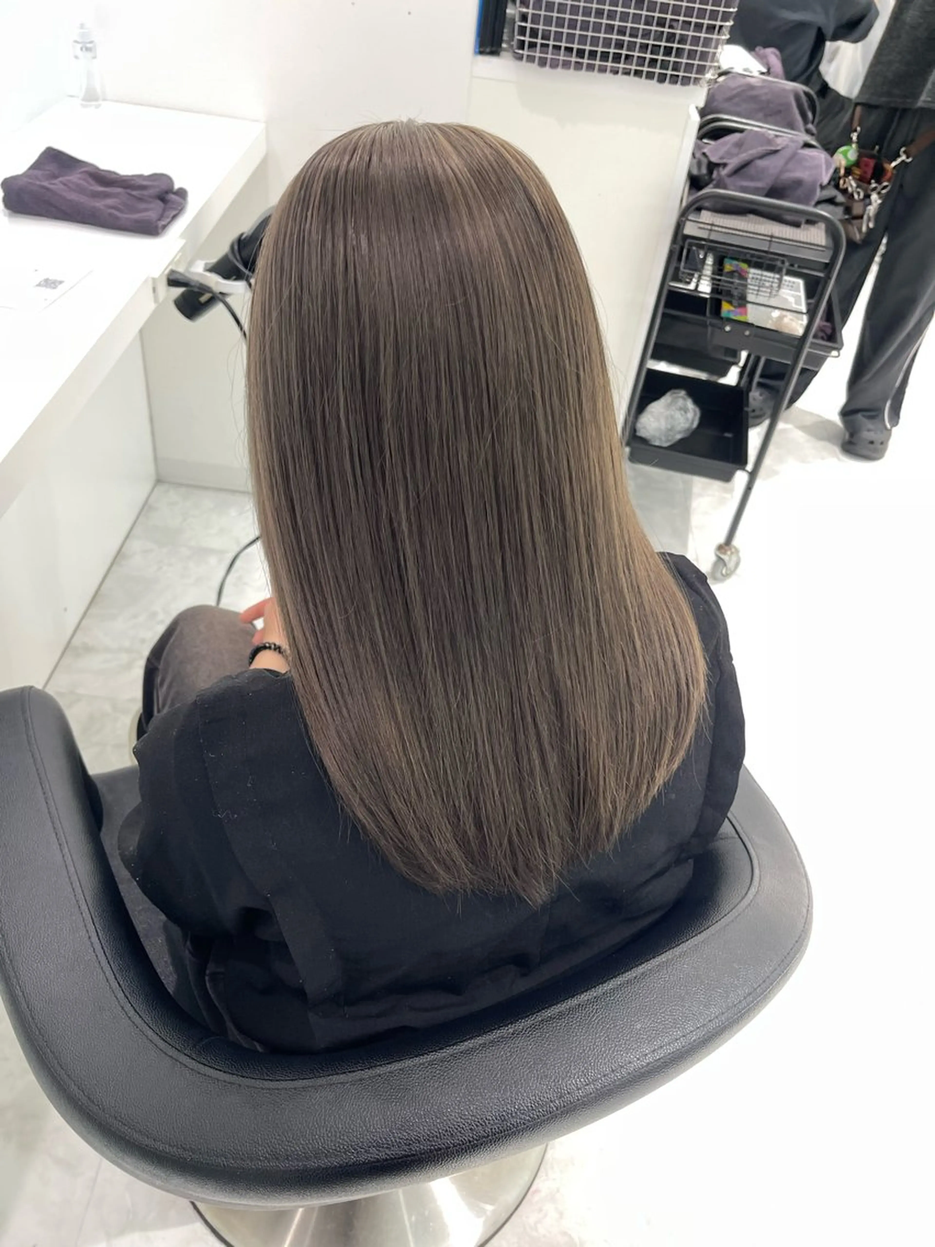 ミディアム カラー カット ヘアカラー トリートメント ♡ハイトーンブリーチ カラーyuuna♡のヘアスタイル