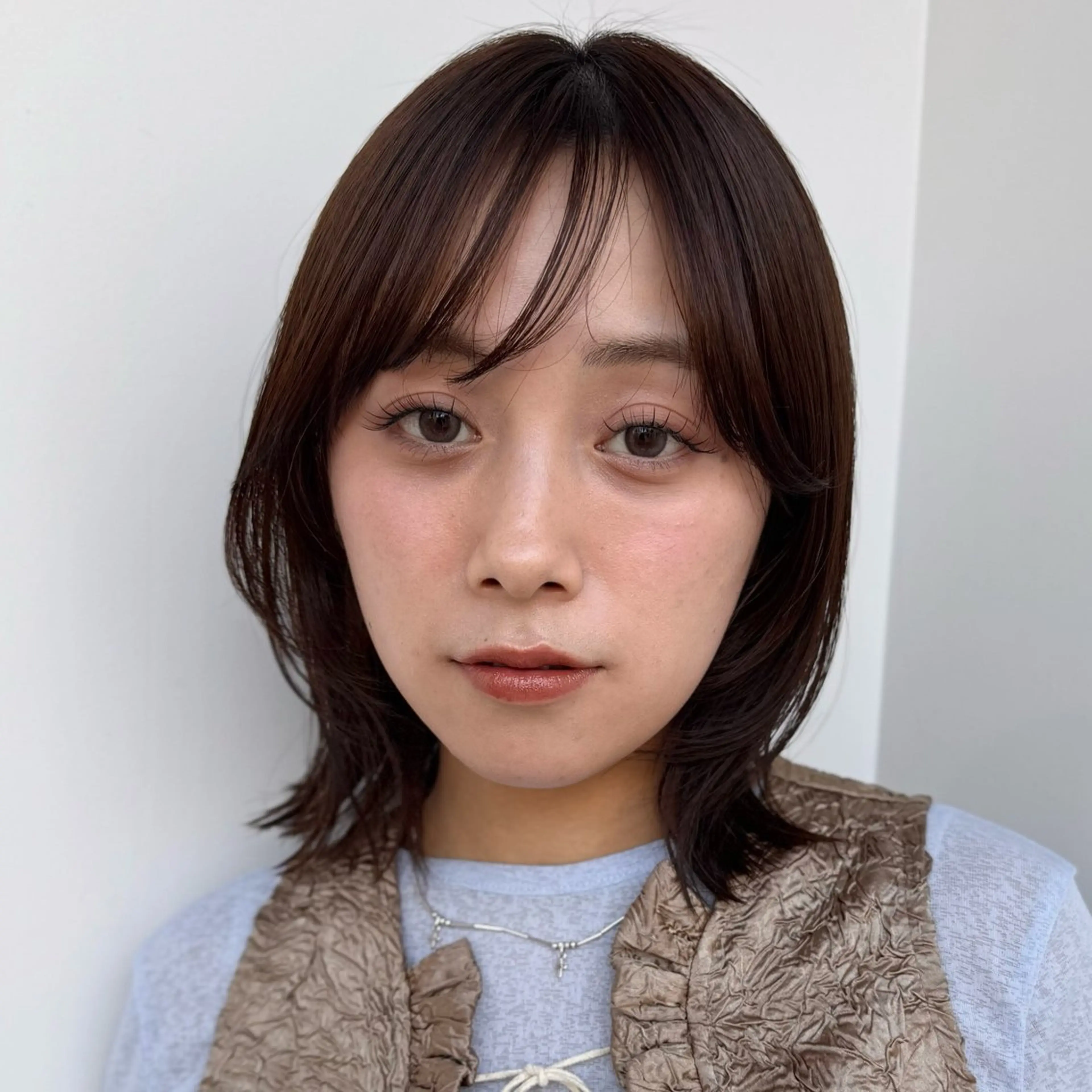 ミディアム カラー カット ヘアカラー トリートメント 透明感カラー/レイ ヤー/Nana🌈のヘアスタイル