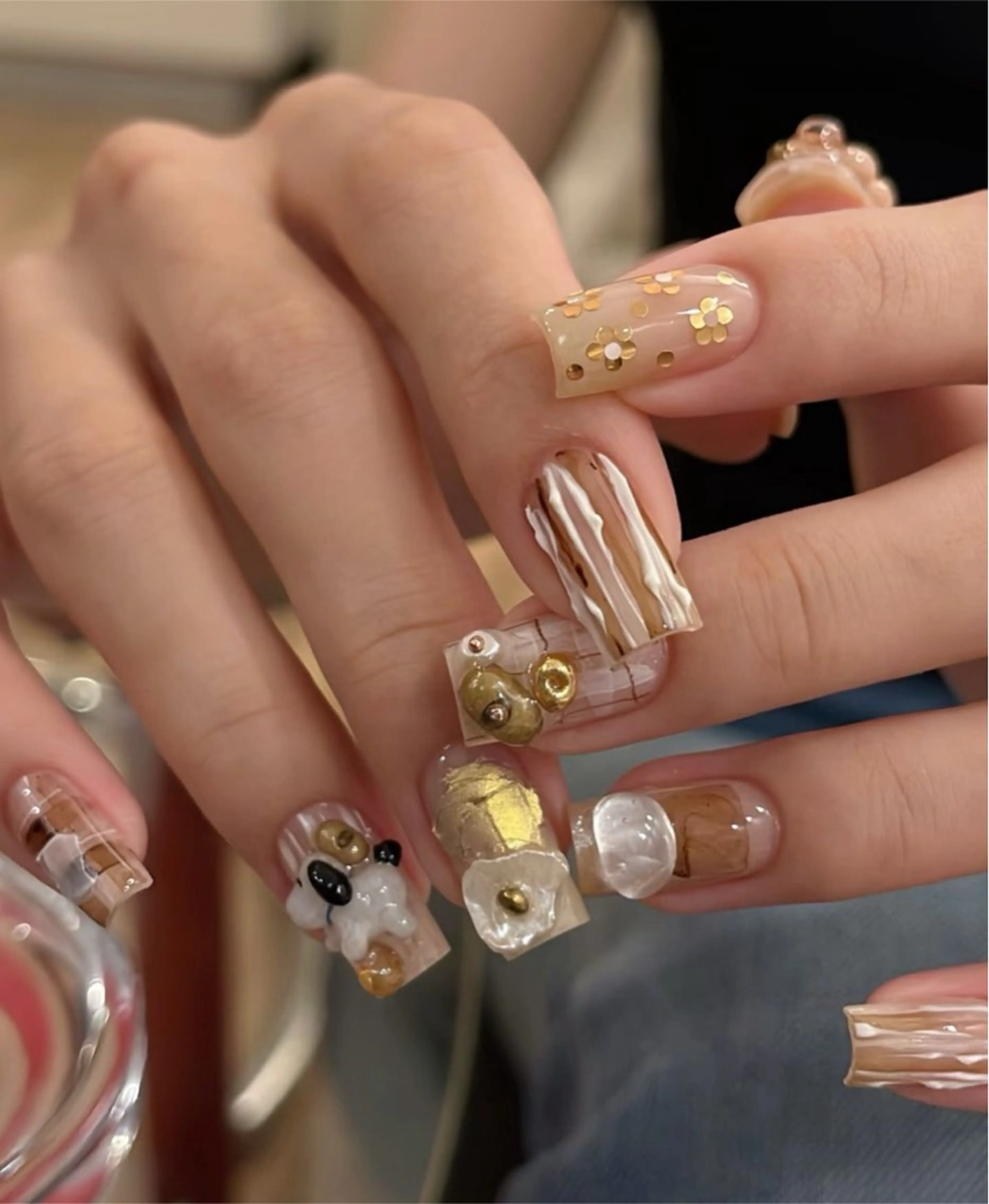 <ヴィンテージ風> ネイル¥10500の写真