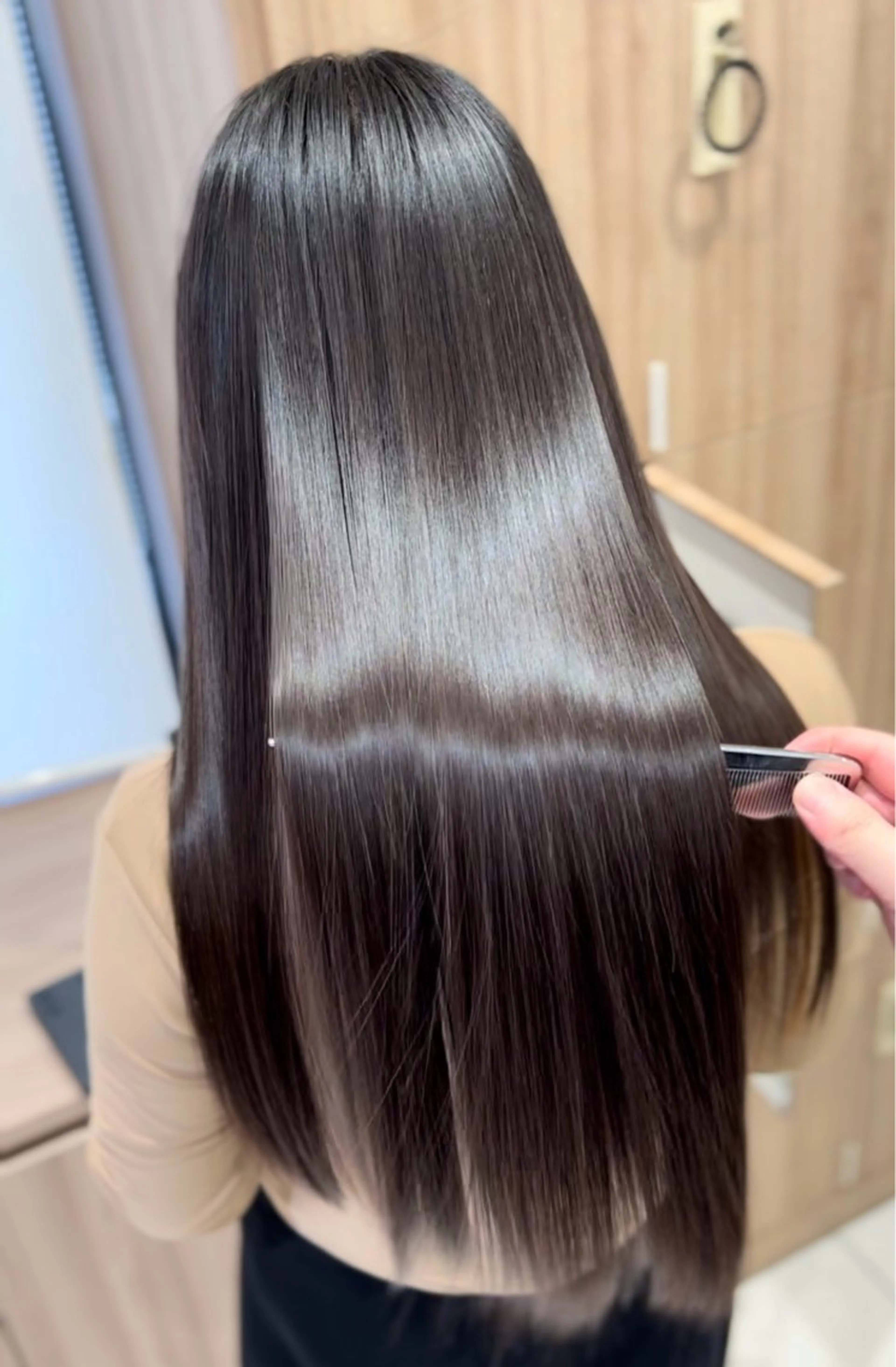 【💫最高級‼️ダメージ最小限さら艶美髪縮毛矯正💫】似合わせカット+プレミアム縮毛矯正+質感調整トリートメントの写真