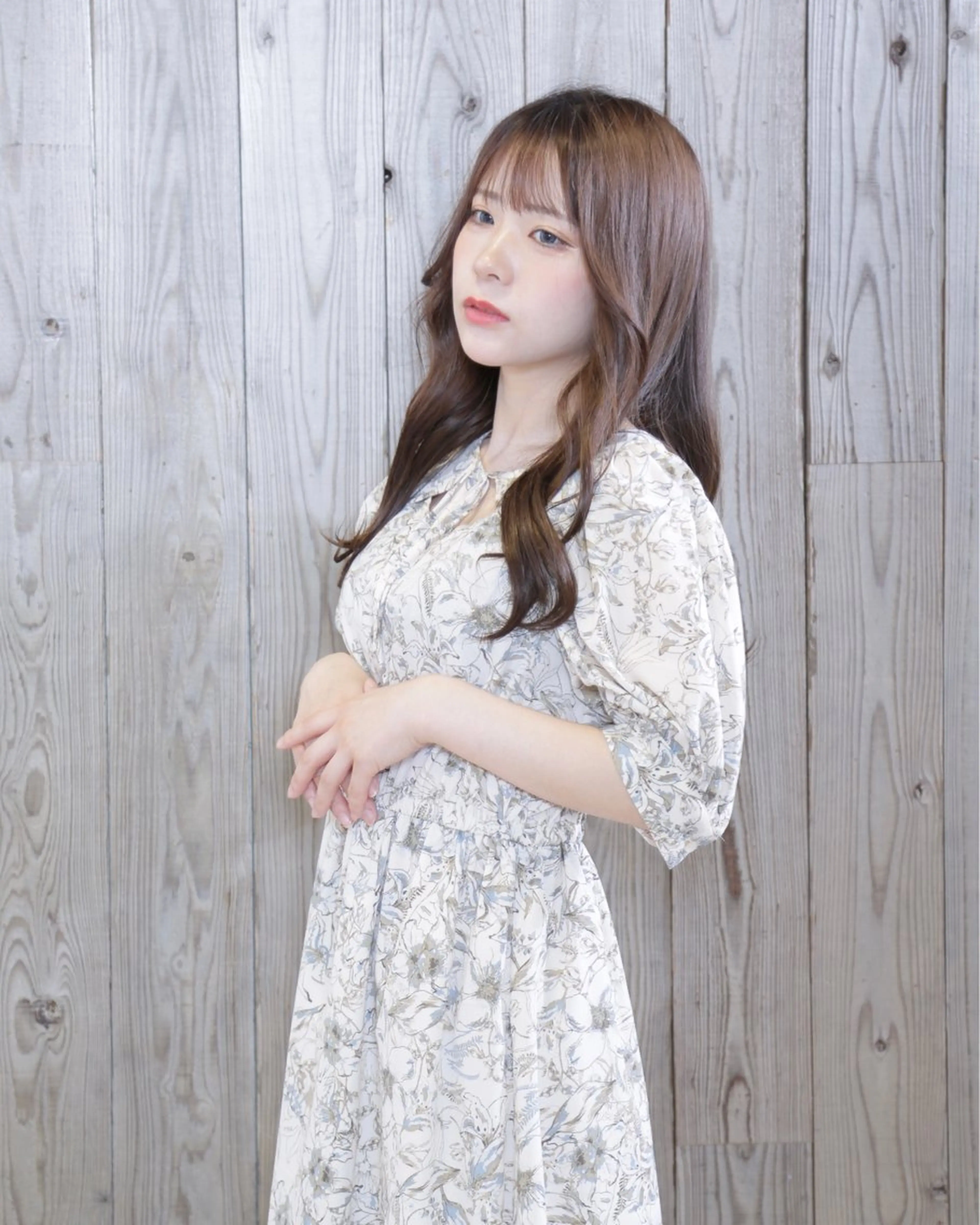 ミディアム カット ヘアカラー トリートメント 石沢 知康のヘアスタイル