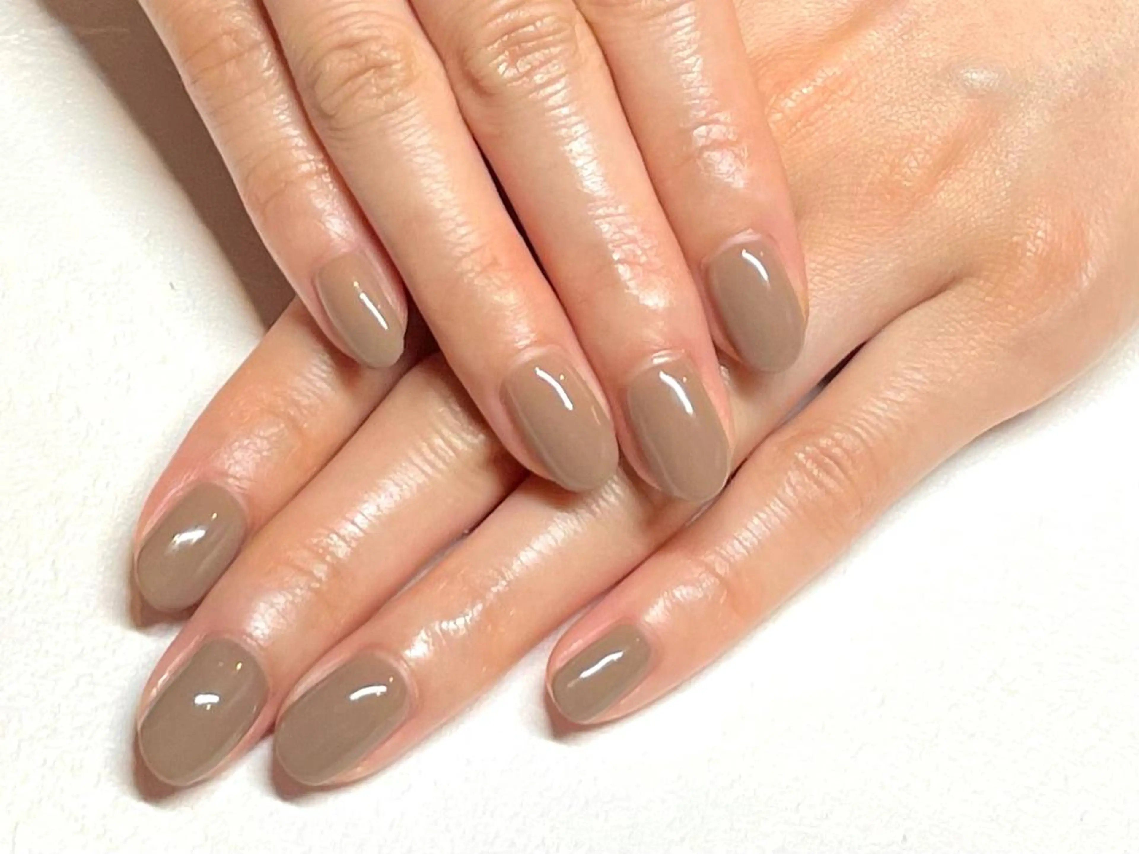 ネイル ワンカラーネイル ささき れいなのネイルデザイン