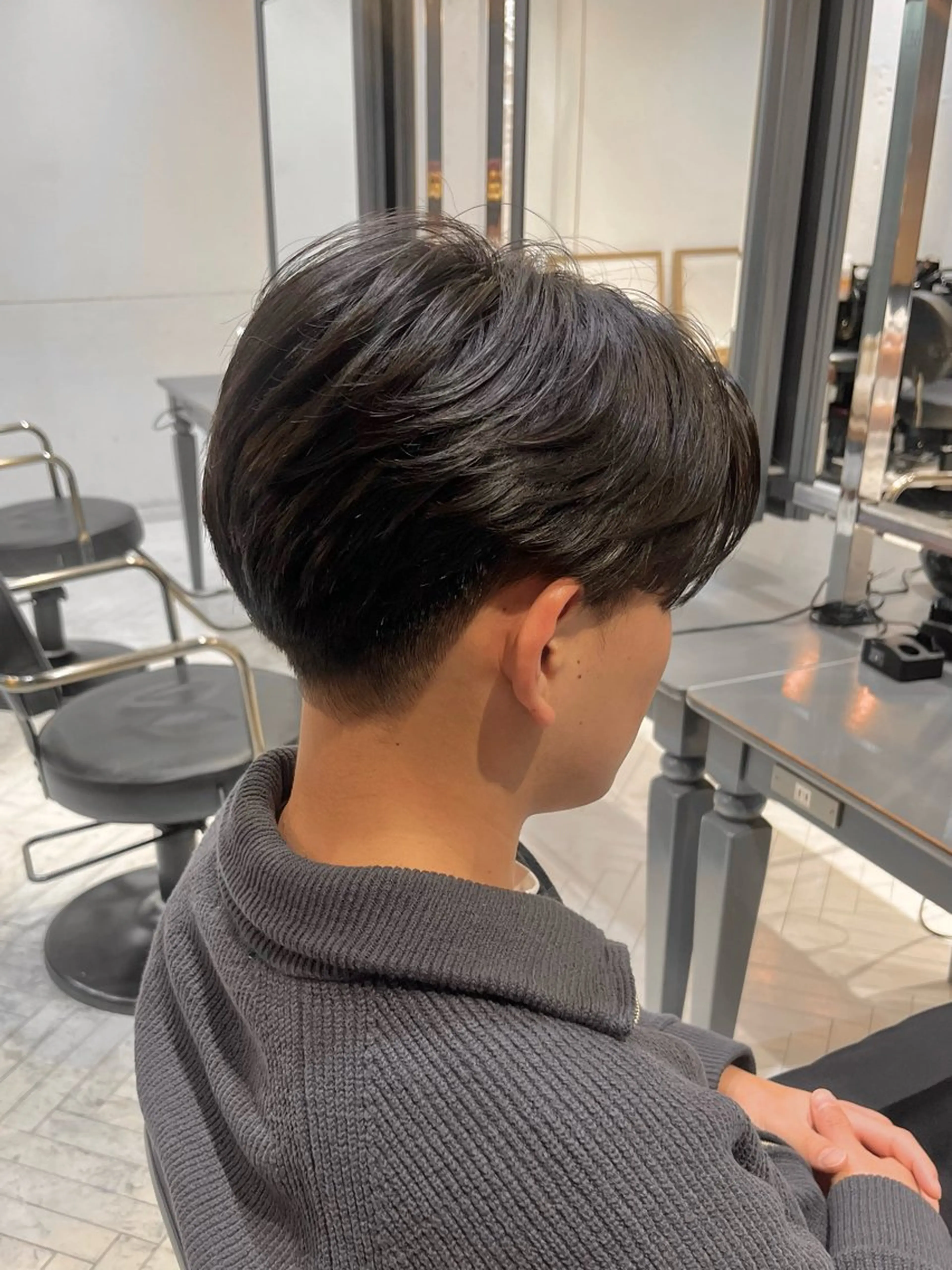 レディース目線のモテメンズカット【50%off】の写真