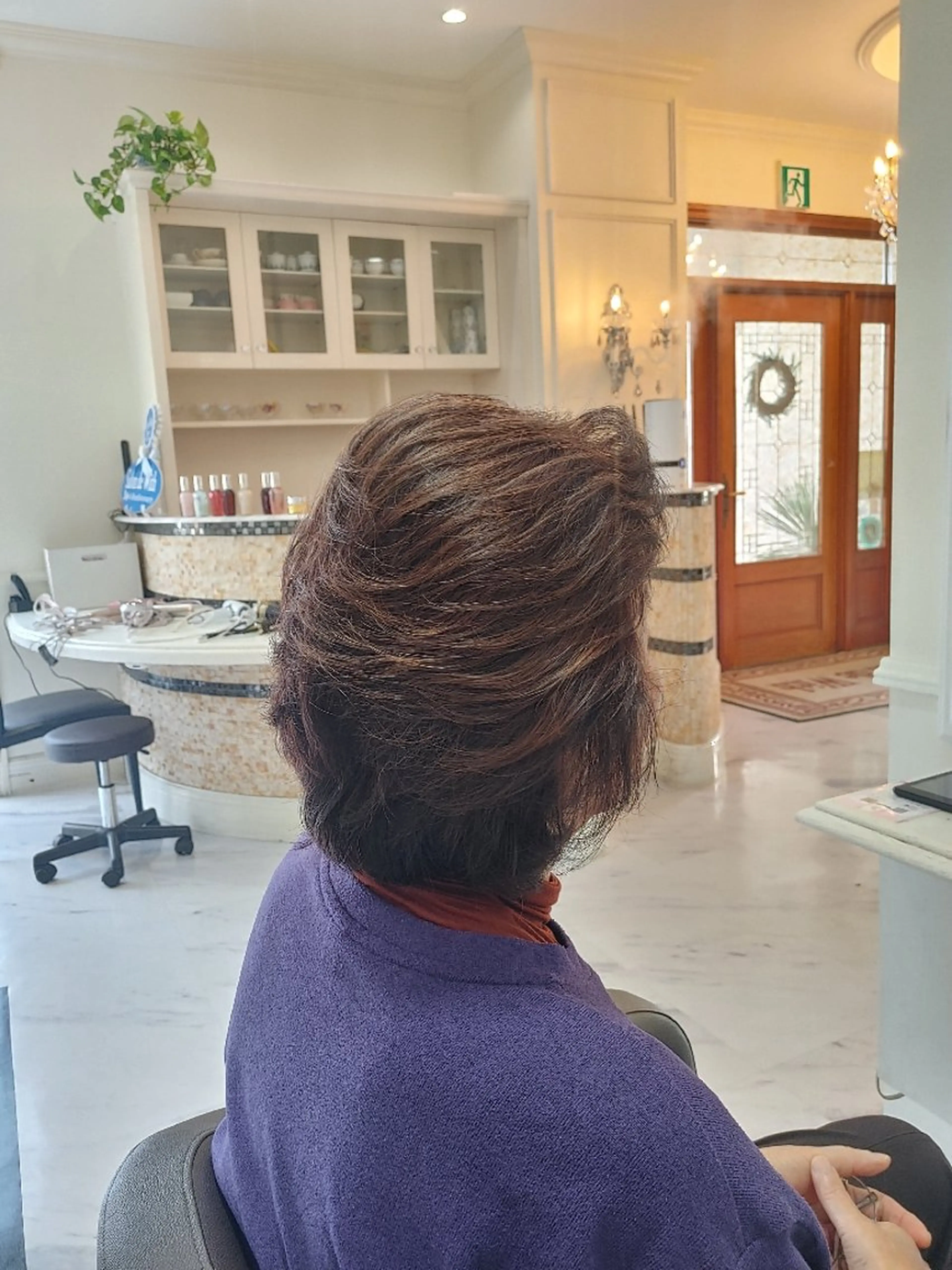 ミディアム 中村 裕昭のヘアスタイル