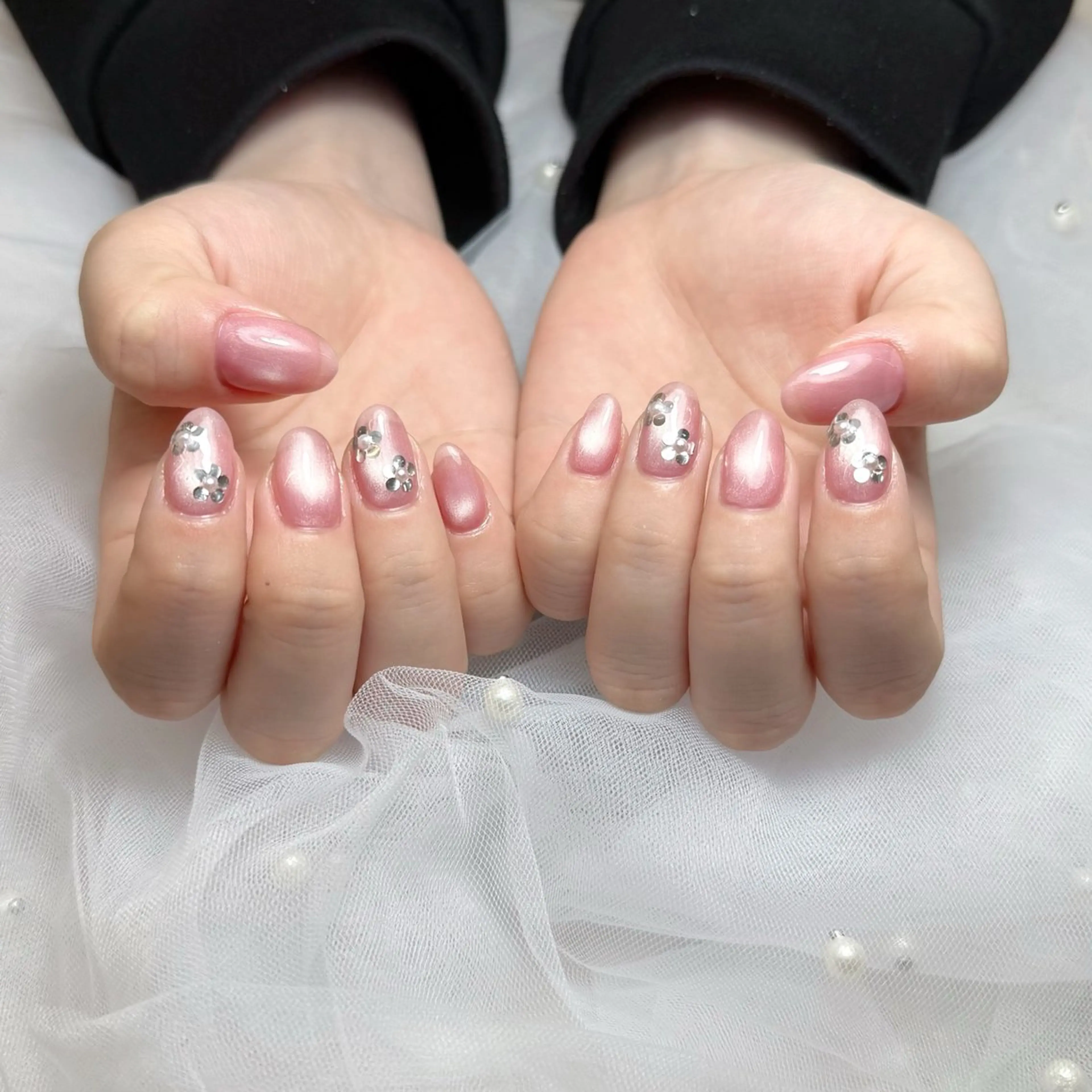 ネイル ハンドネイル mau🩵nail 堺筋本町｜心斎橋のネイルデザイン
