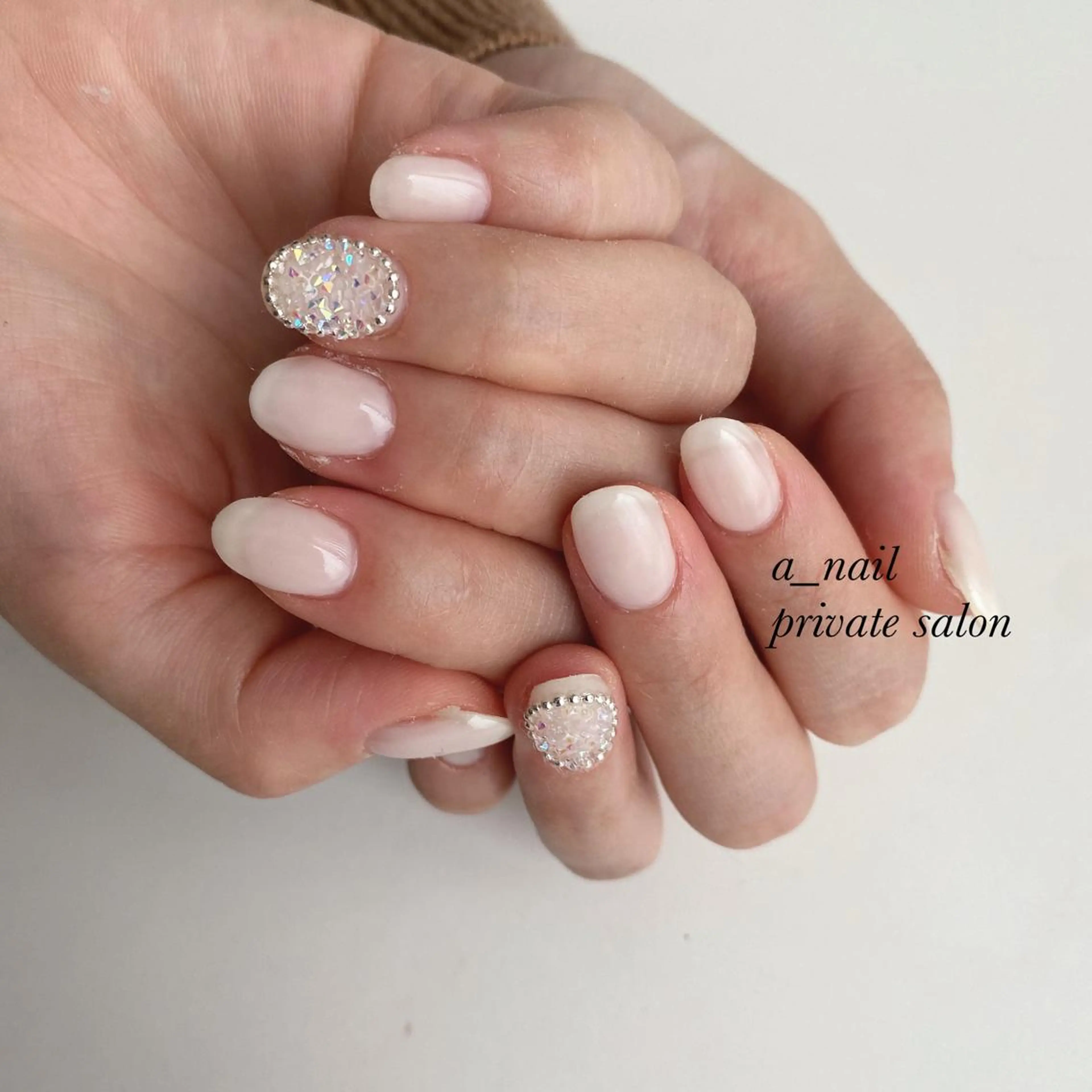 ネイル アニマル柄 アートネイル フレンチネイル ジェルネイル 氷ネイル・うるうるネイル 菅 恵奈のネイルデザイン