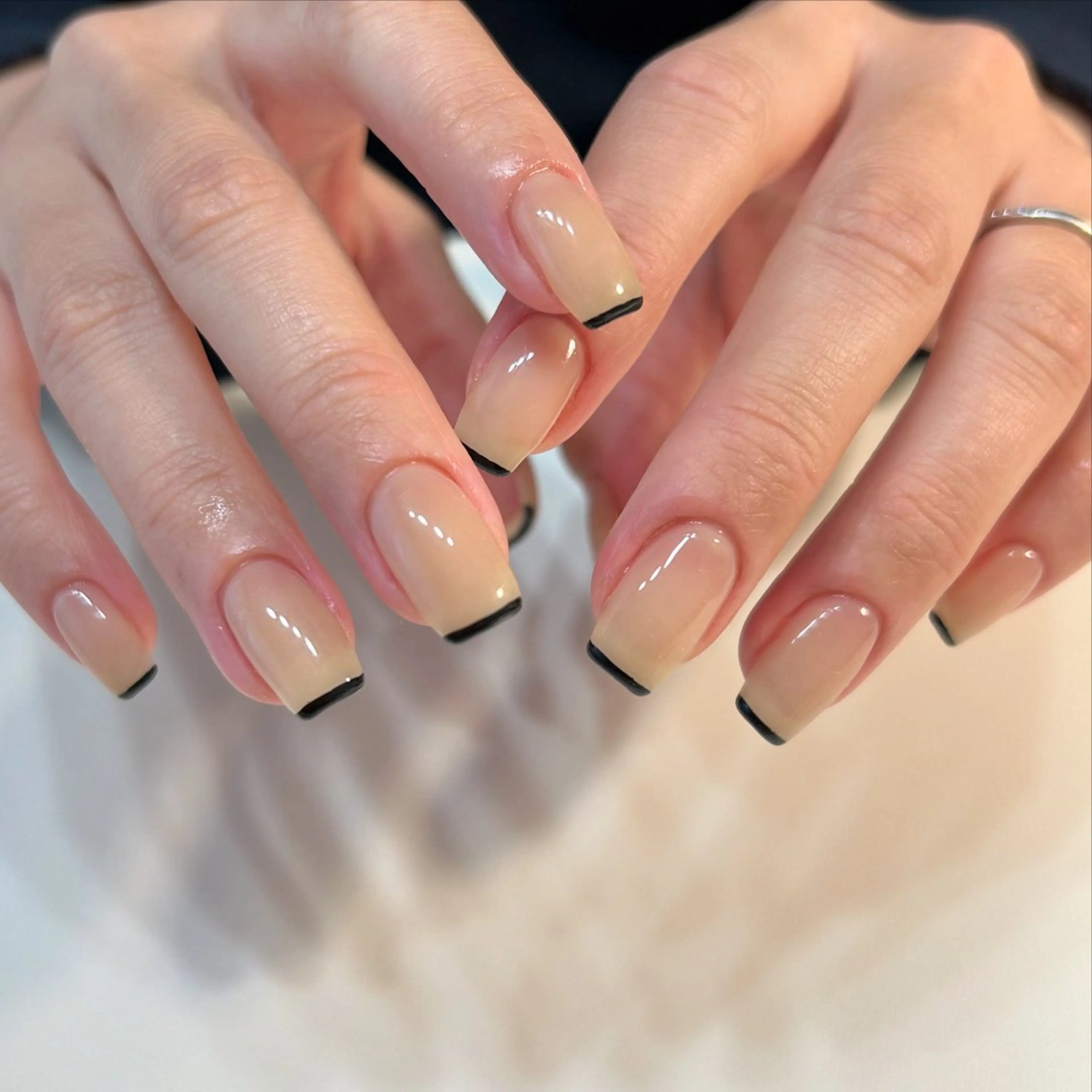 ネイル フレンチネイル tenoteno nail/yuuriのネイルデザイン