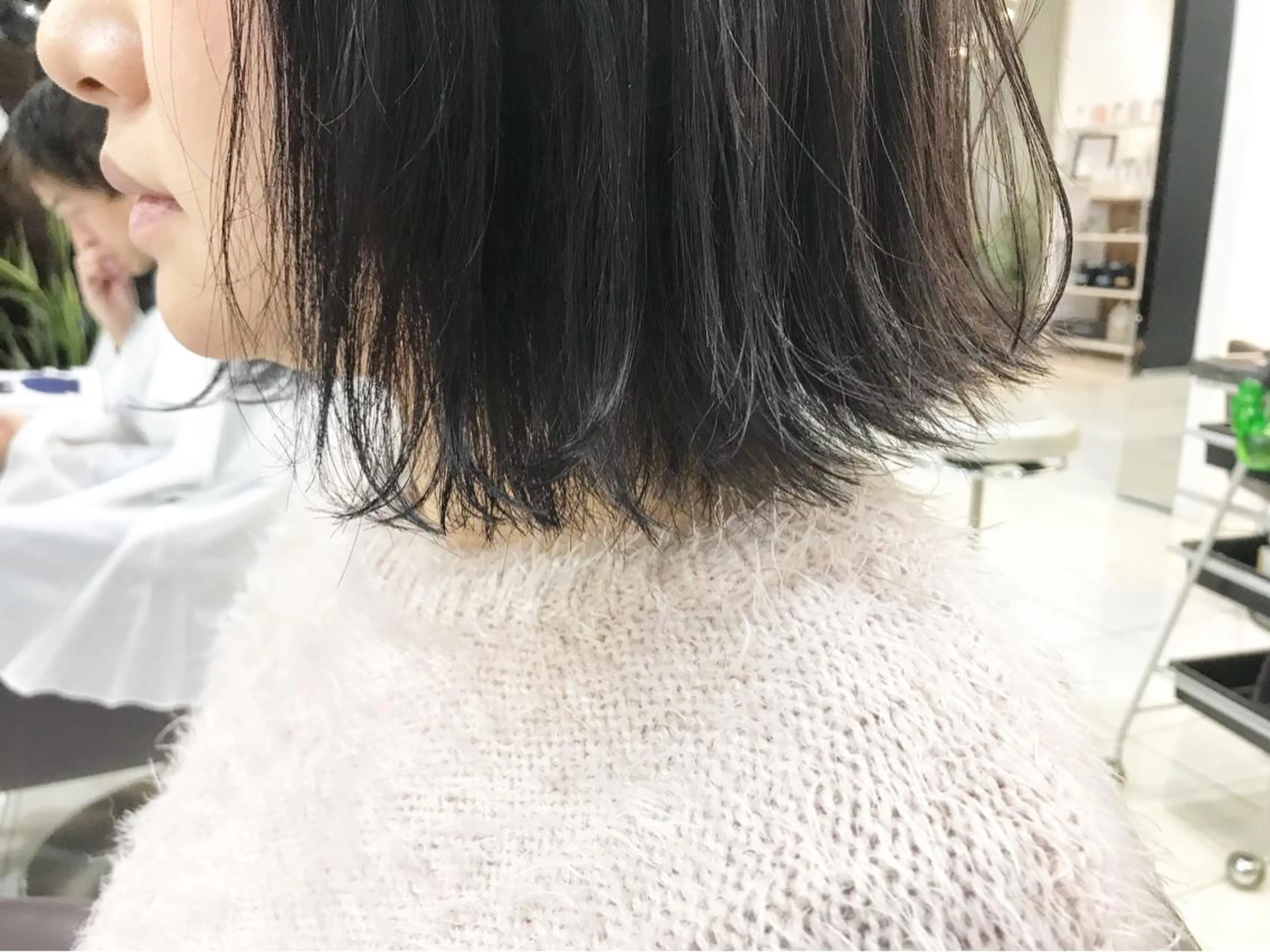 ショート ボブ 外ハネヘア カット トリートメント Life salon SAKURAのヘアスタイル