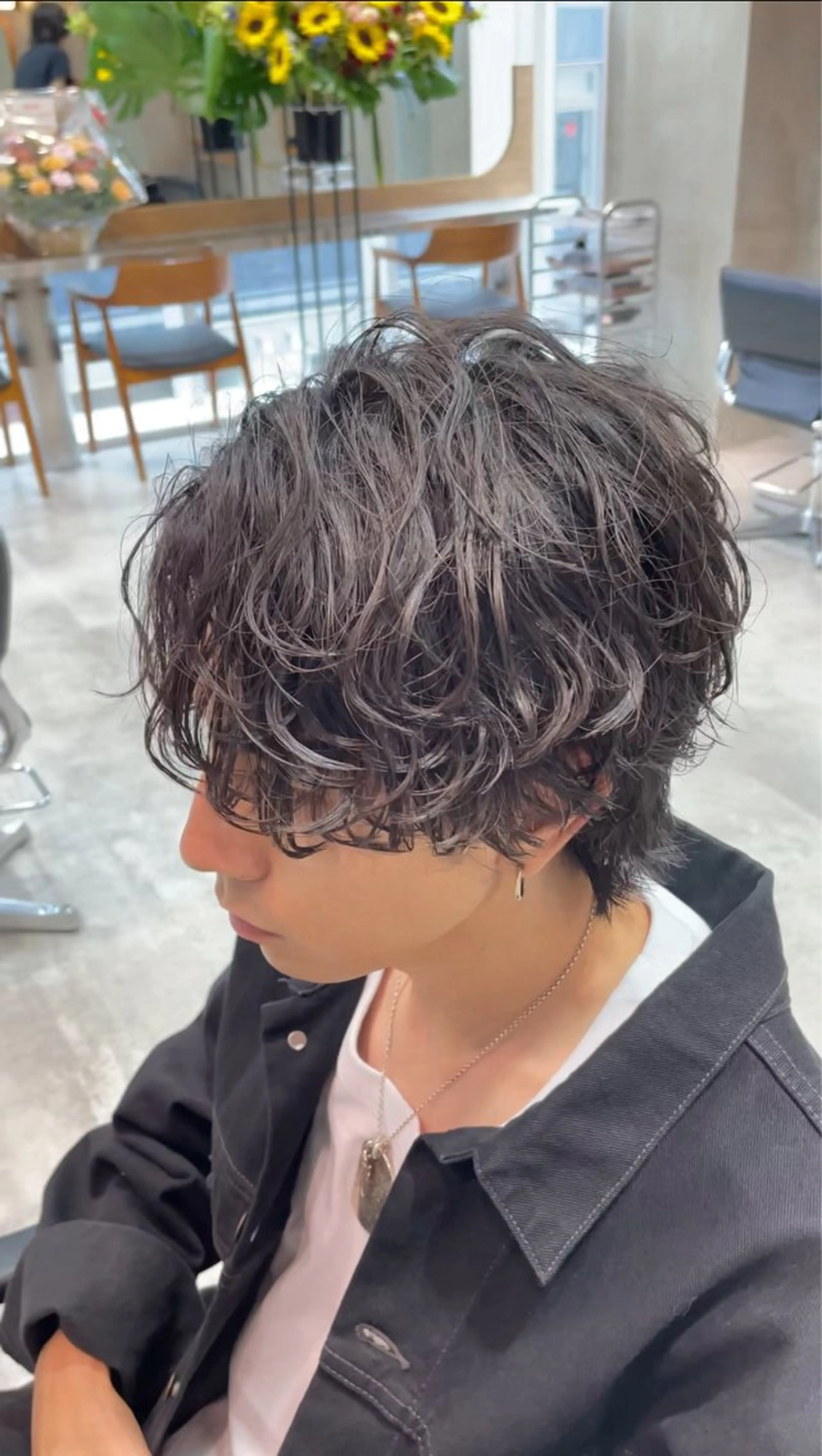 パーマ メンズ メンズパーマ 波巻きパーマ fifth 武正 琉生のヘアスタイル