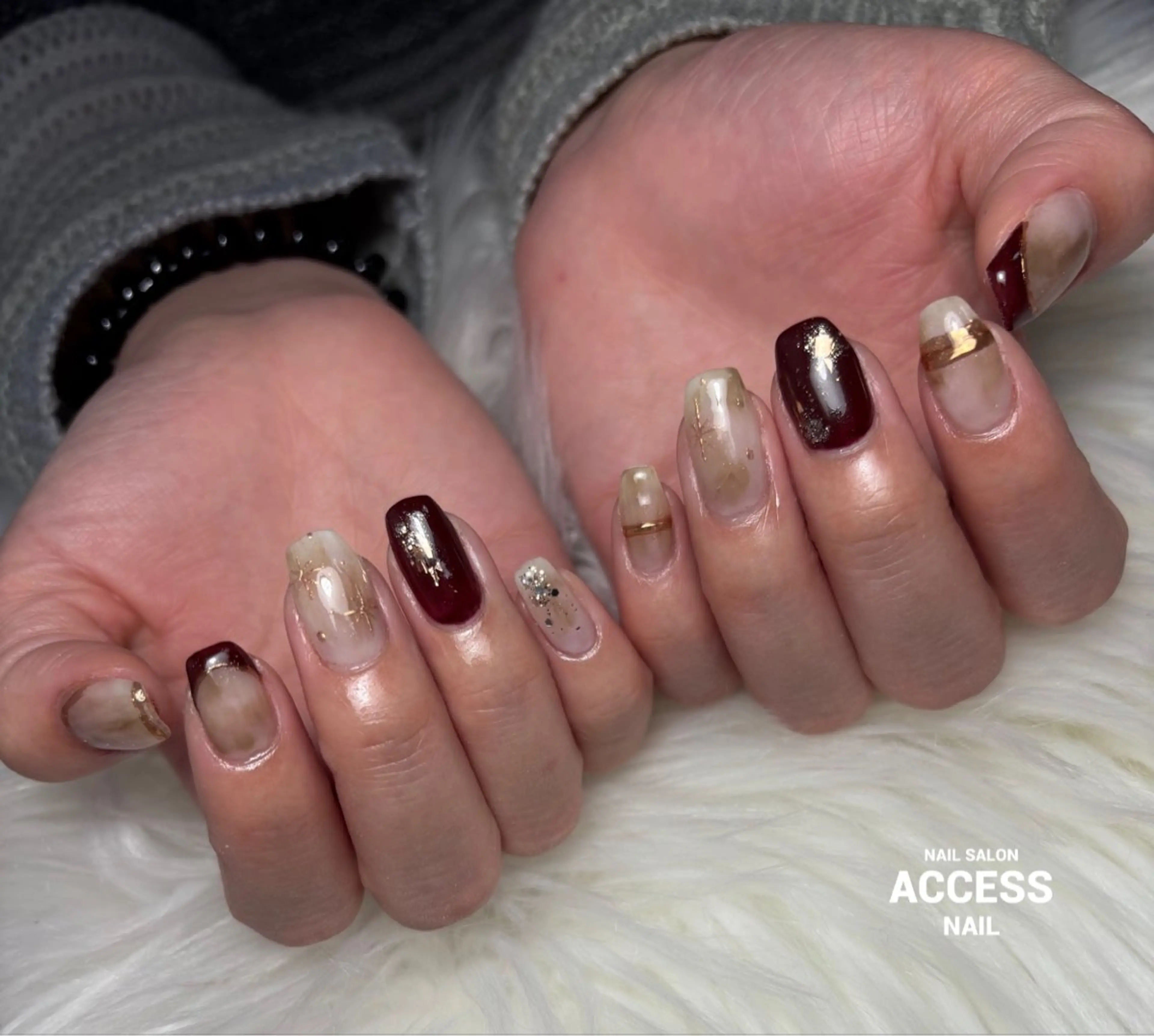 ネイル access nailのネイルデザイン