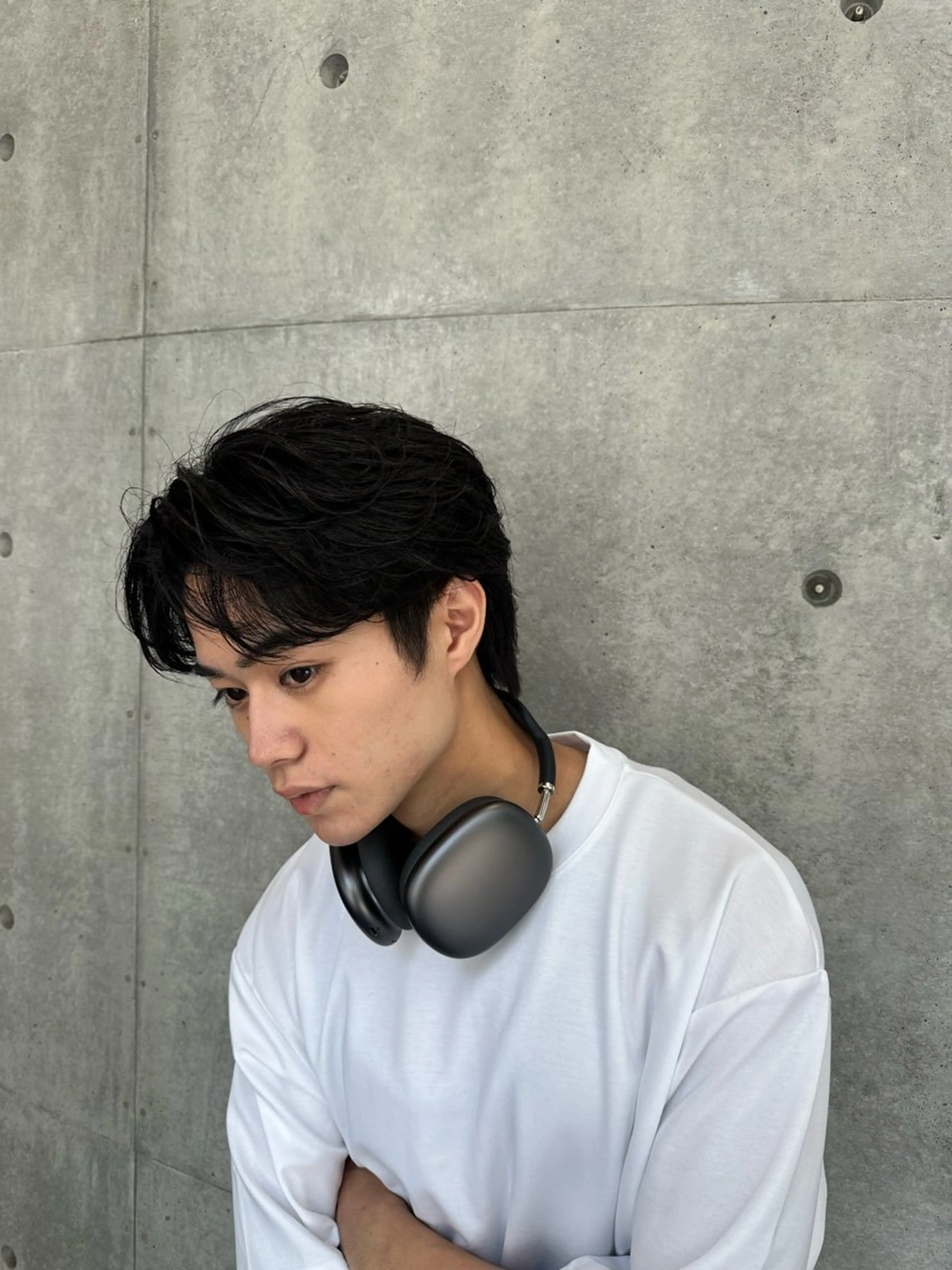 パーマ メンズ メンズカット/ フェザーパーマ/げんのヘアスタイル